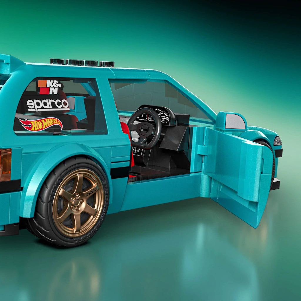 Mattel Brick Shop JHF62, Hot Wheels Custom ’90 Honda Civic Ef Bauspielzeugset (248 Teile), Für Sammler
