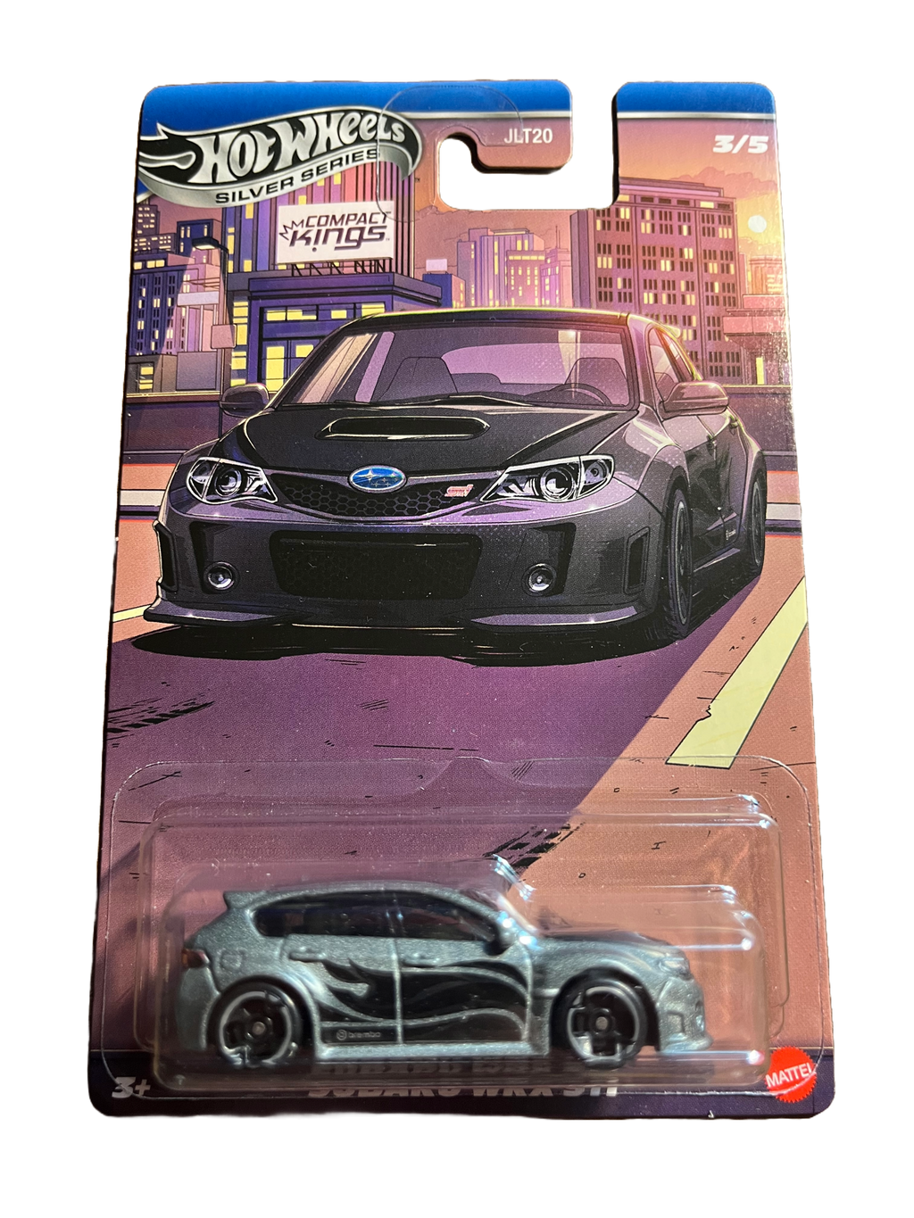 Hot Wheels JKX59 - Subaru WRX STI - Compact Kings 3/5 - long Card