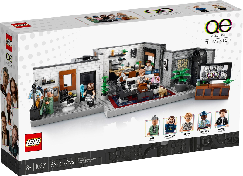 Lego 10291 - Lego Icons - Queer Eye – Das Loft der Fab 5