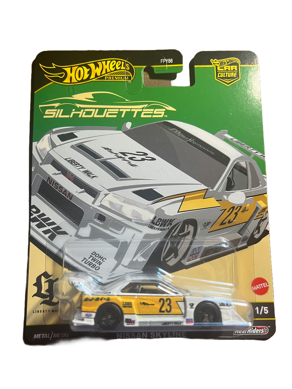 Hot Wheels JBK59 - LB-ER34 Super Silhouette Nissan Skyline - Silhouettes 1/5 - Premium