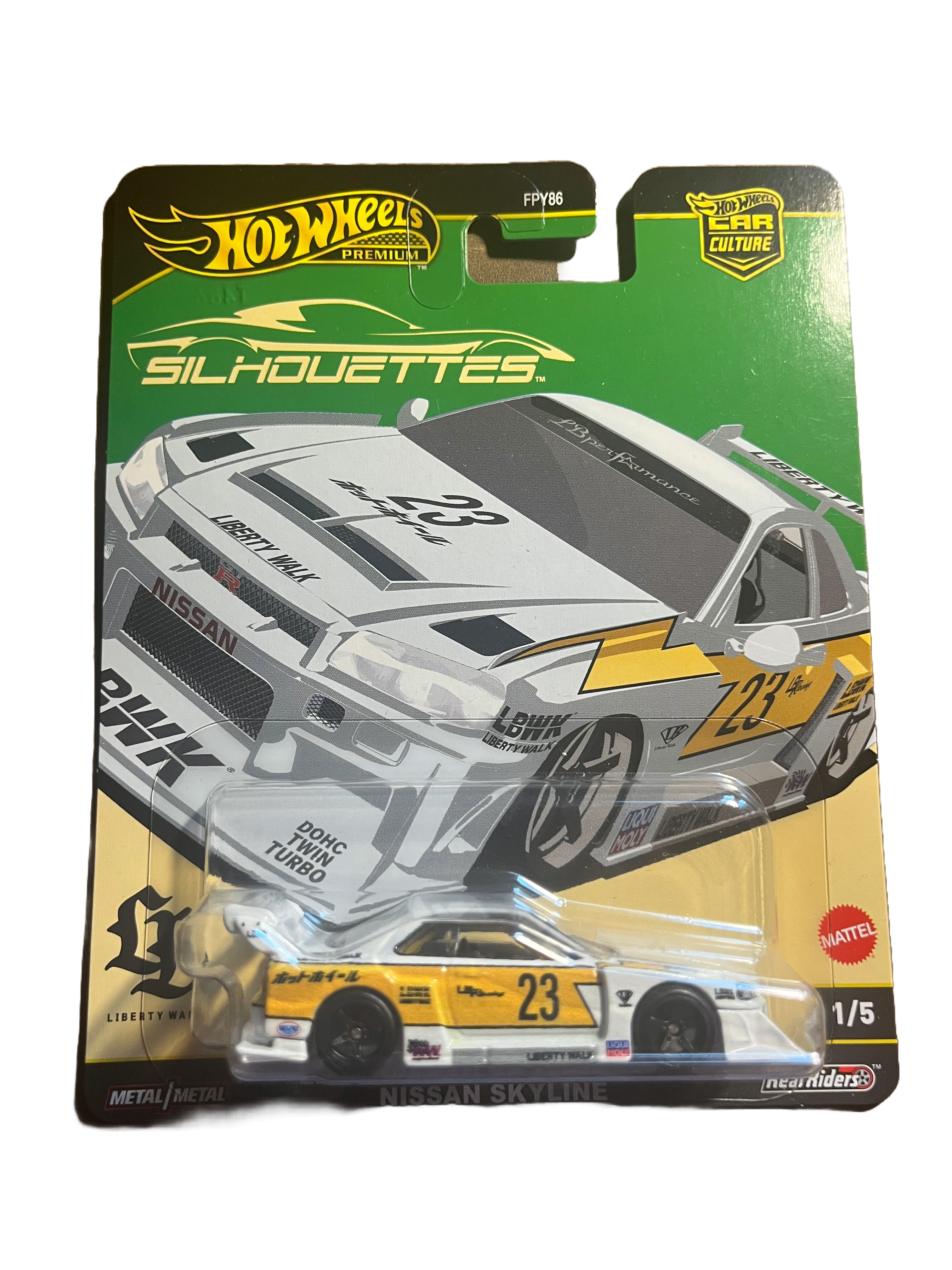 Hot Wheels JBK59 - LB-ER34 Super Silhouette Nissan Skyline - Silhouettes 1/5 - Premium