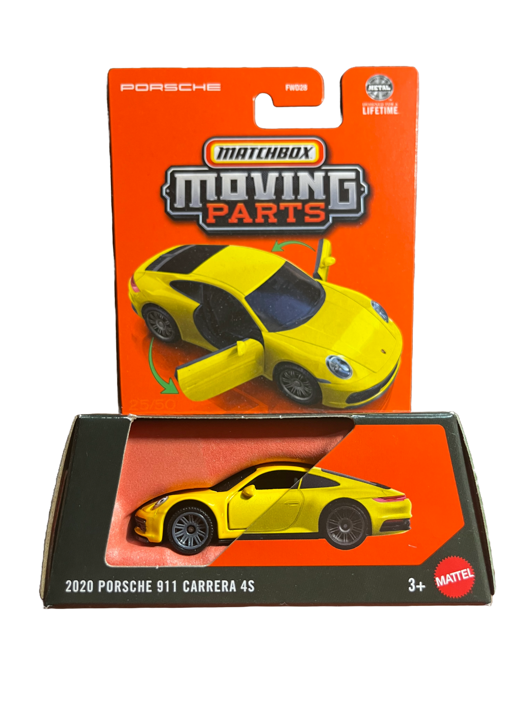 Matchbox JBW88 - 2020 Porsche 911 Carrera 4S - Moving Parts