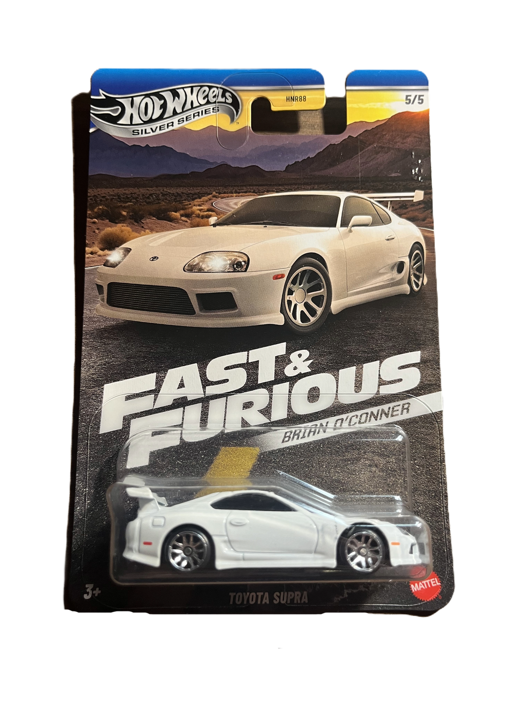 Hot Wheels JBY33 - Toyota Supra - Fast & Furious 5/5 - Brian O´Conner - long Card