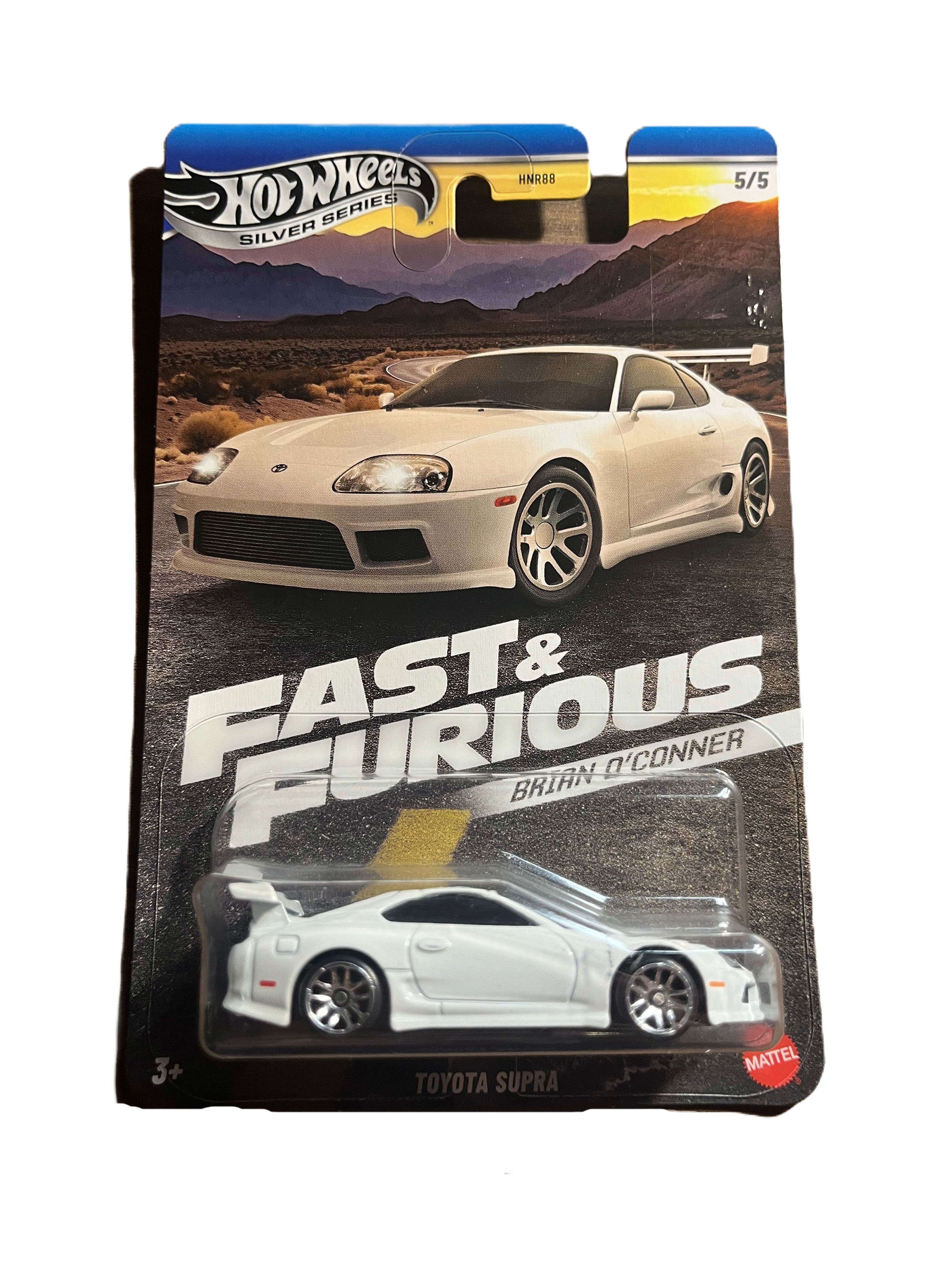Hot Wheels JBY33 - Toyota Supra - Fast & Furious 5/5 - Brian O´Conner - long Card
