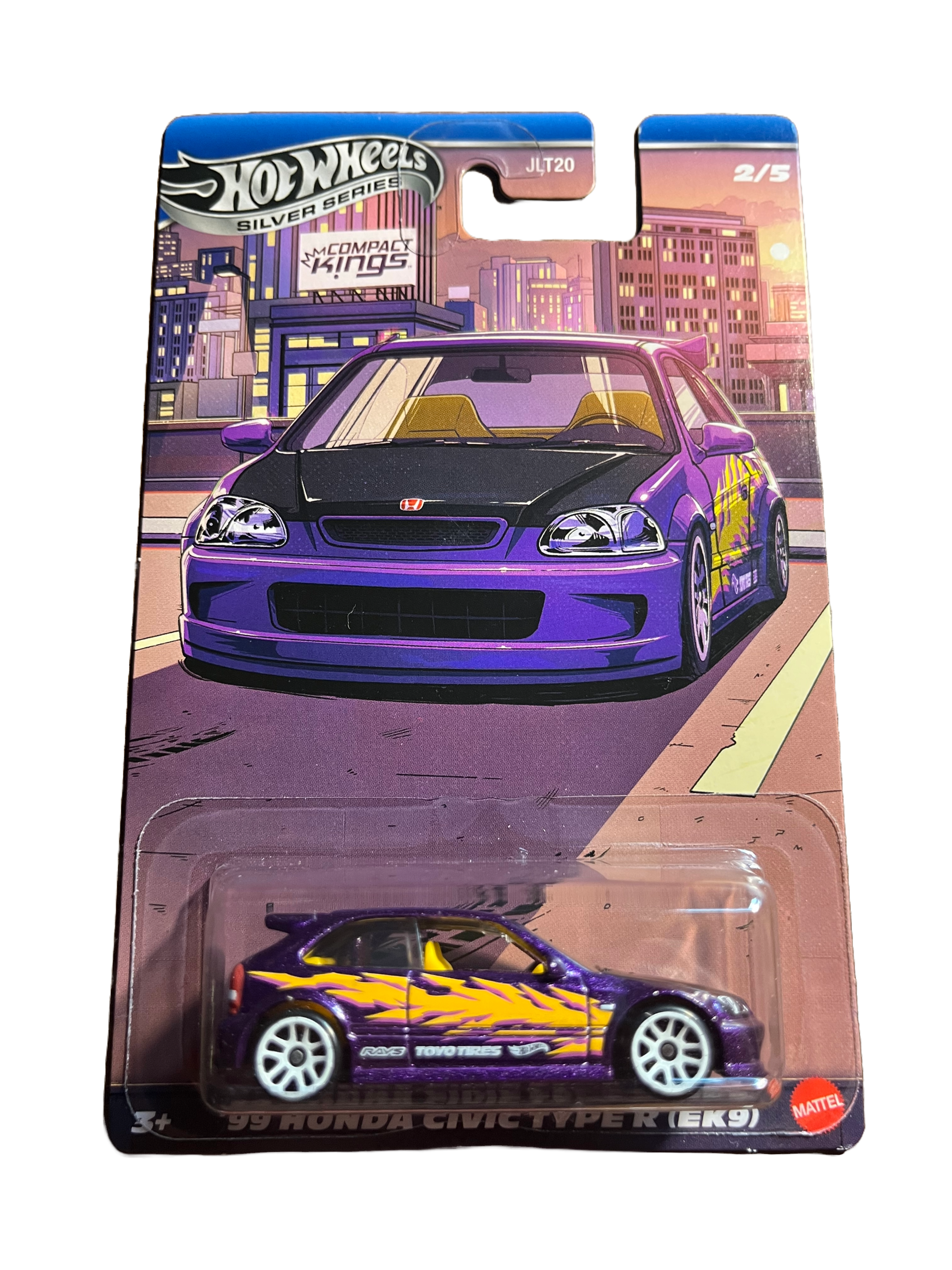 Hot Wheels JKX57 - 99 Honda Civic Type R (EK9) - Compact Kings 2/5 - long Card