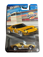 Hot Wheels HRV03 - 1971 Lamborghini Miura SV - Vintage Racing Club 4/6 - long Card