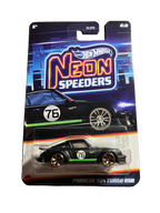 Hot Wheels JCB05 - Porsche 934 Turbo RSR - Neon Speeders 6/8 - long Card
