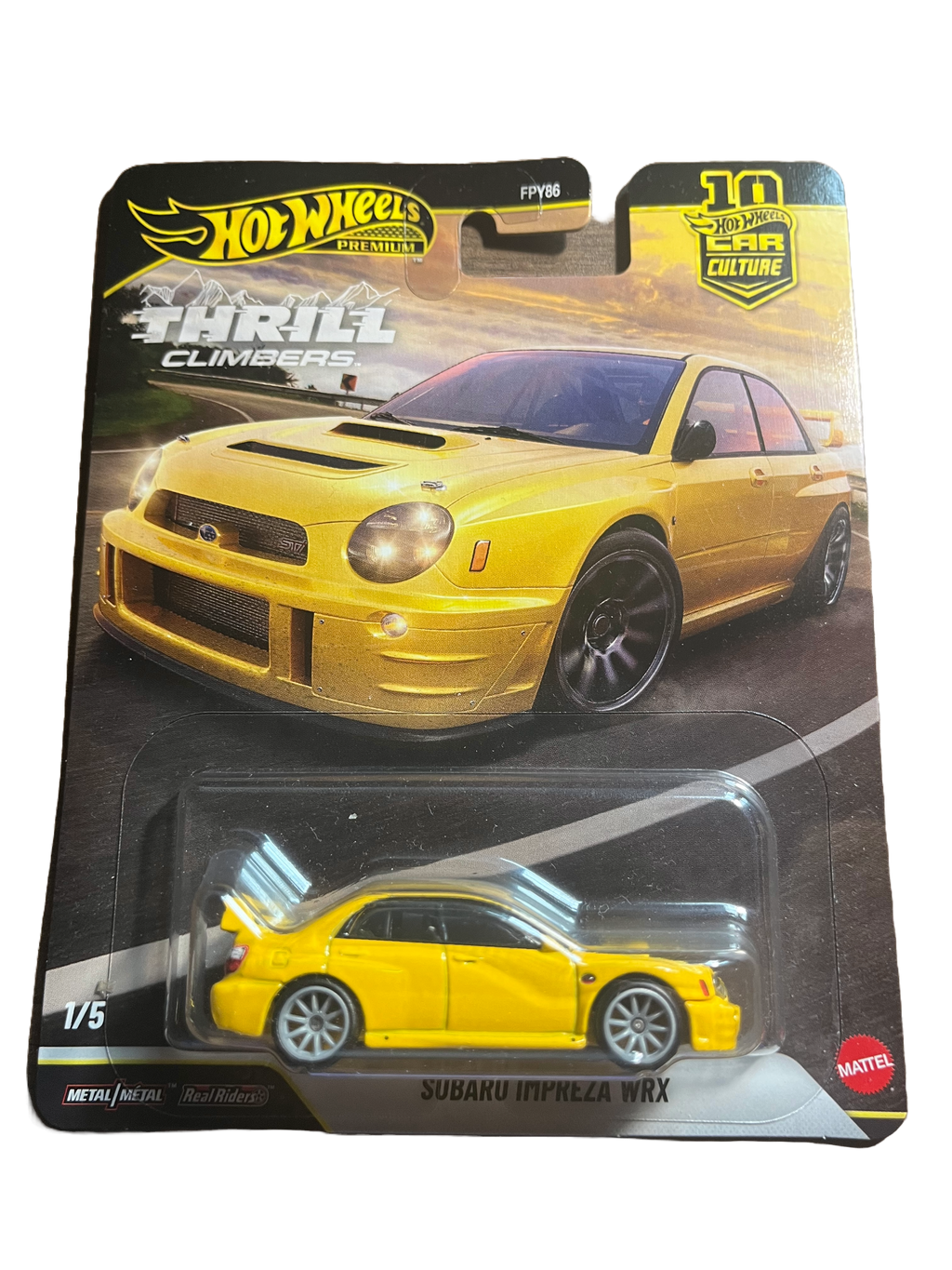 Hot Wheels JKF21 - Subaru Impreza WRX - Thrill Climbers 1/5 - Premium