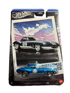 Hot Wheels JBY90 - Jaguar Lightweight E-Type - National Icons 2/5 - long Card