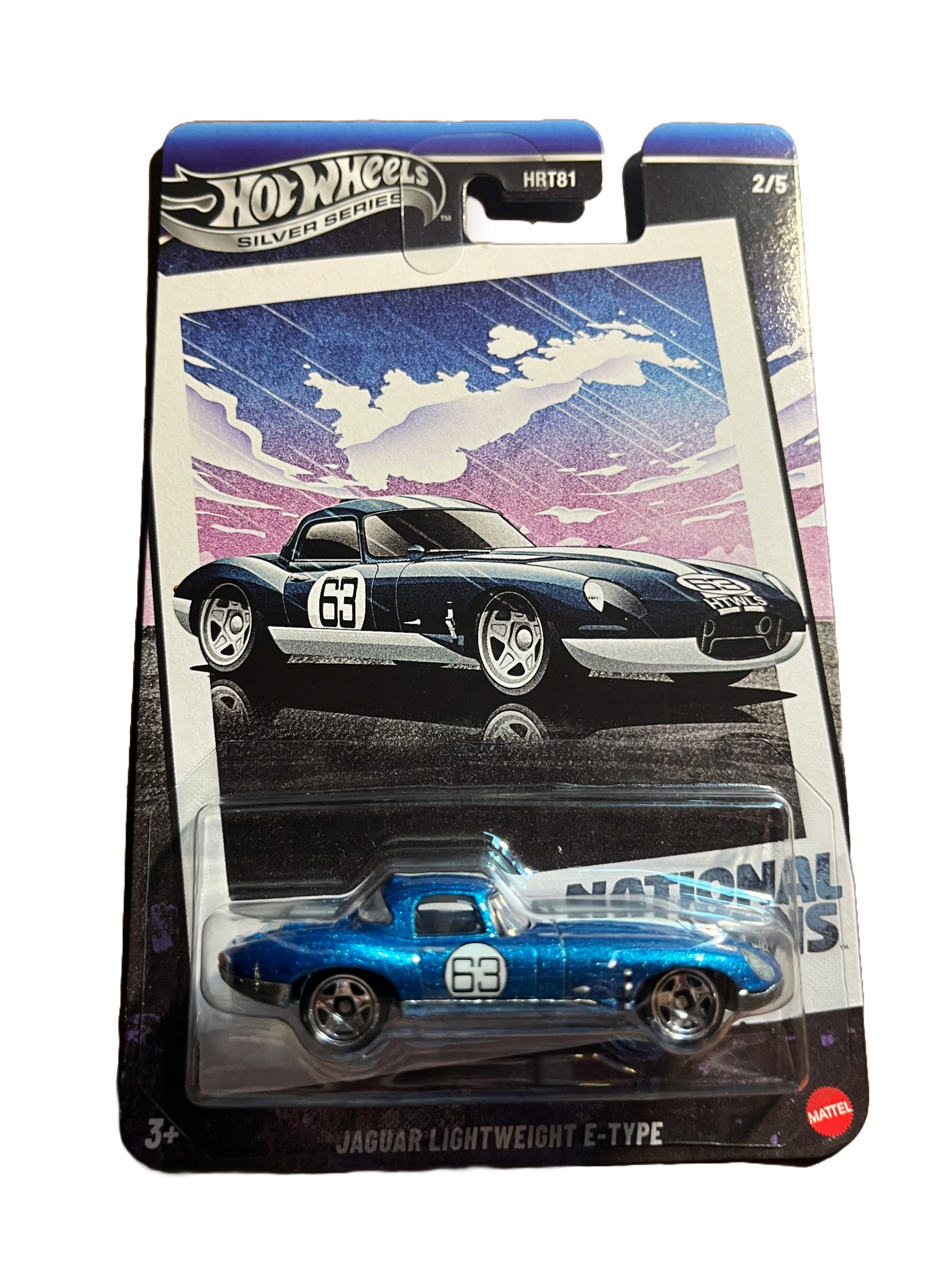 Hot Wheels JBY90 - Jaguar Lightweight E-Type - National Icons 2/5 - long Card