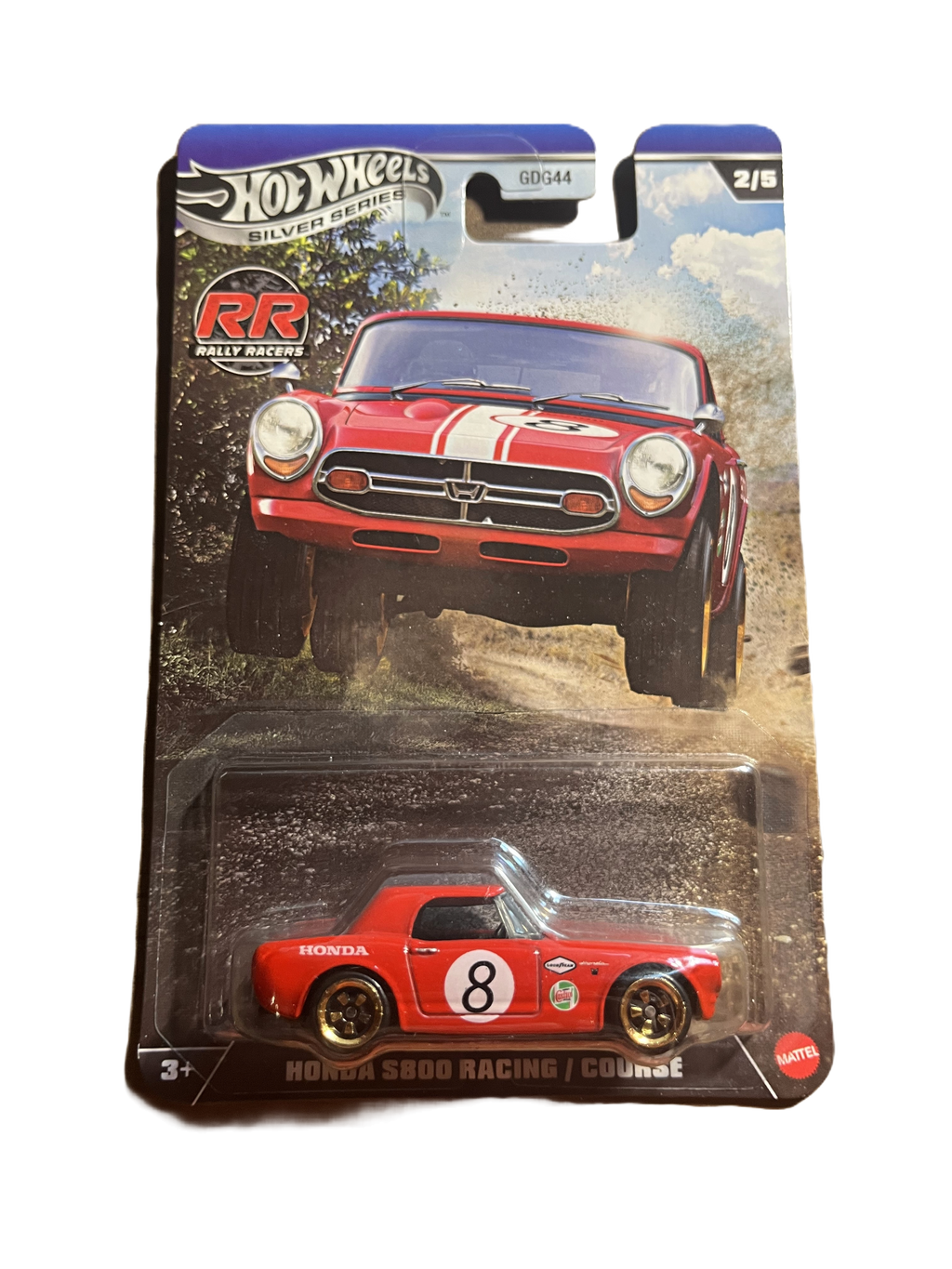 Hot Wheels JKX62 - Honda S800 Racing - Rally Racers 2/5 - long Card