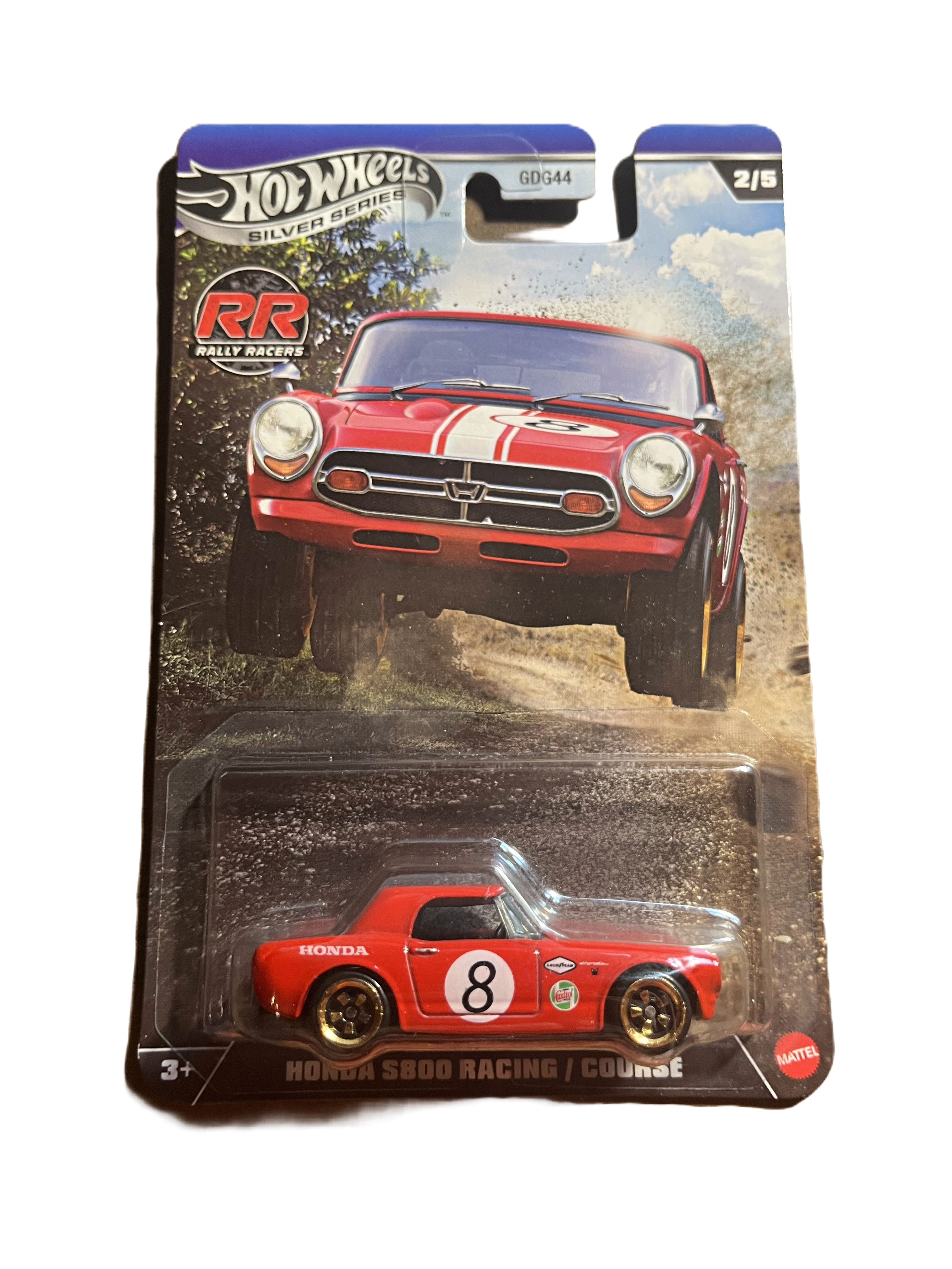Hot Wheels JKX62 - Honda S800 Racing - Rally Racers 2/5 - long Card