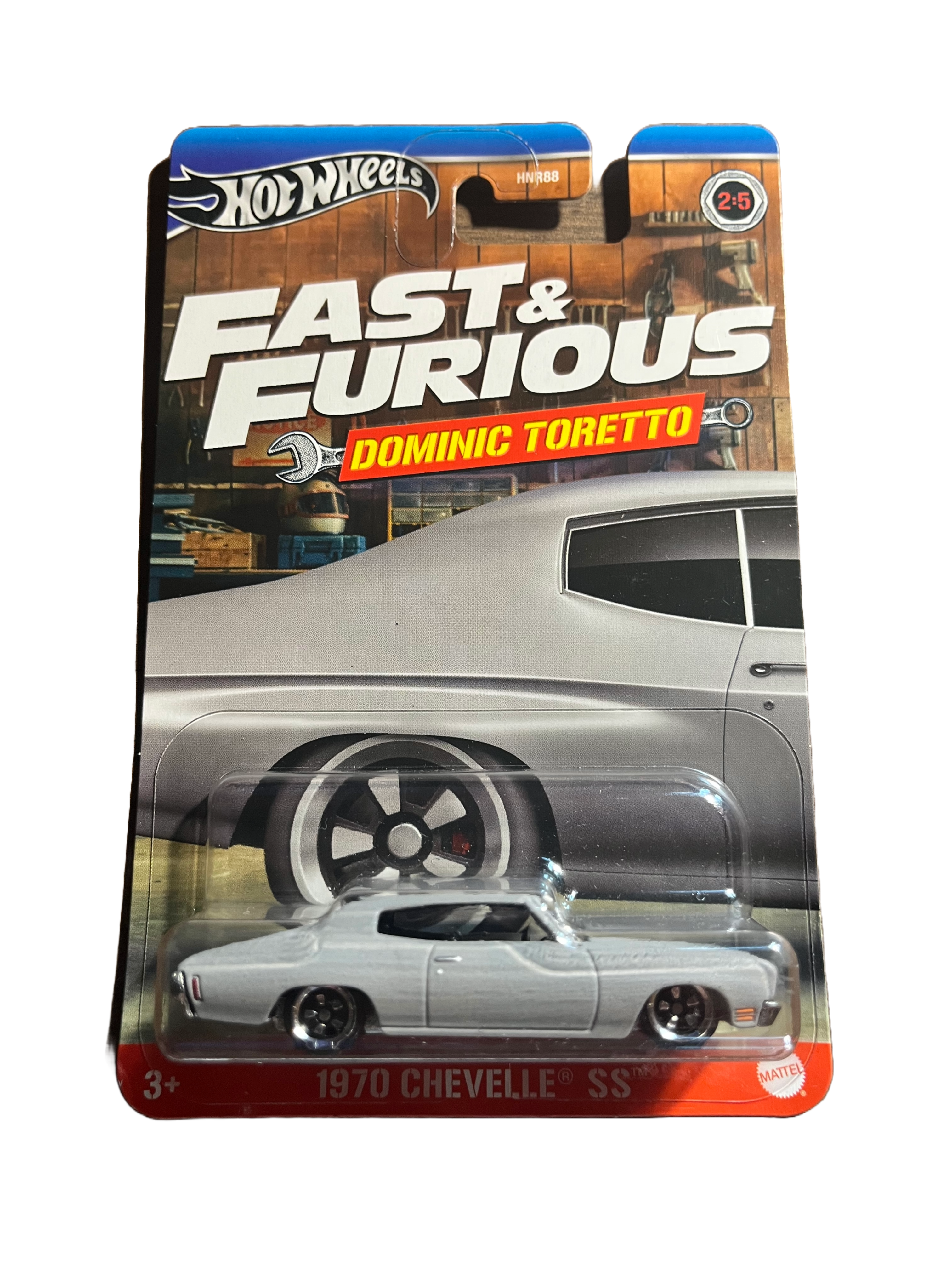 Hot Wheels HRW47 - 1970 Chevelle SS - Fast&Furious - Dominic Toretto 2/5 - long Card