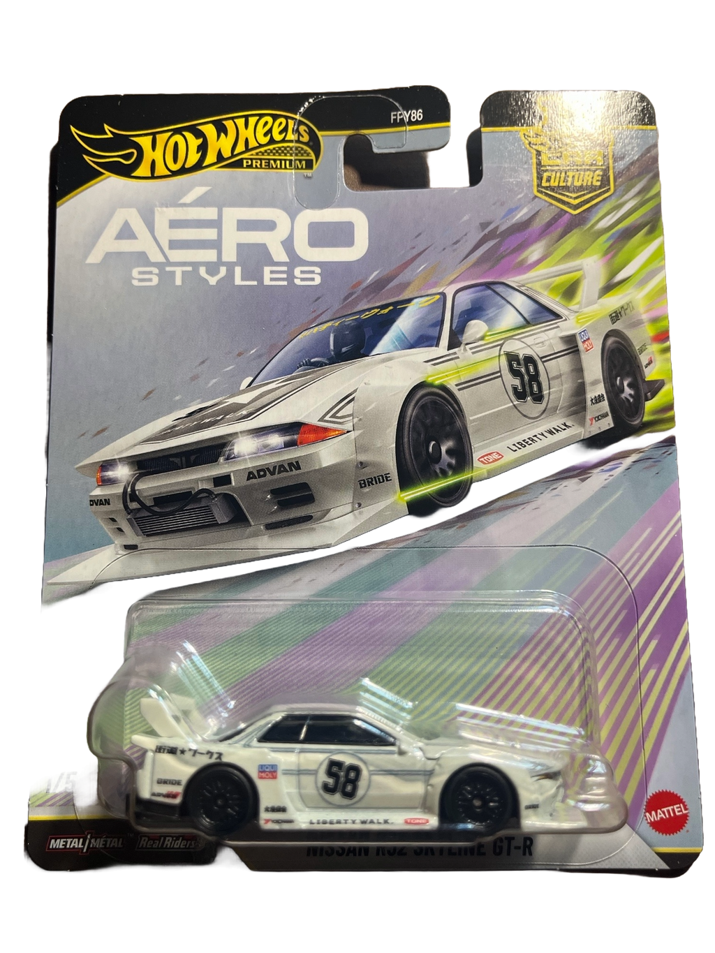 Hot Wheels JKF05 - Nissan R32 Skyline GT-R - AERO Styles 1/5 - Premium