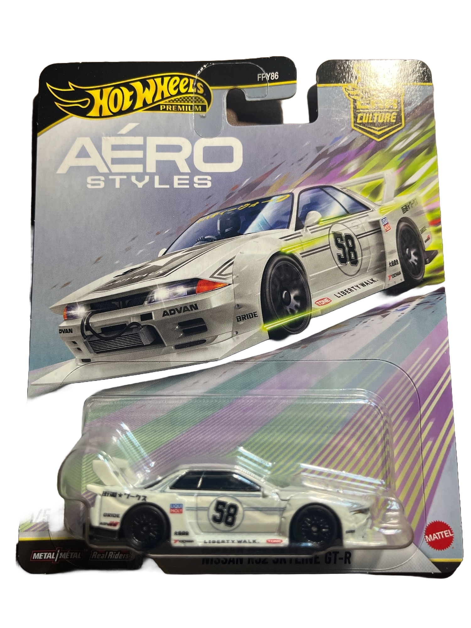 Hot Wheels JKF05 - Nissan R32 Skyline GT-R - AERO Styles 1/5 - Premium