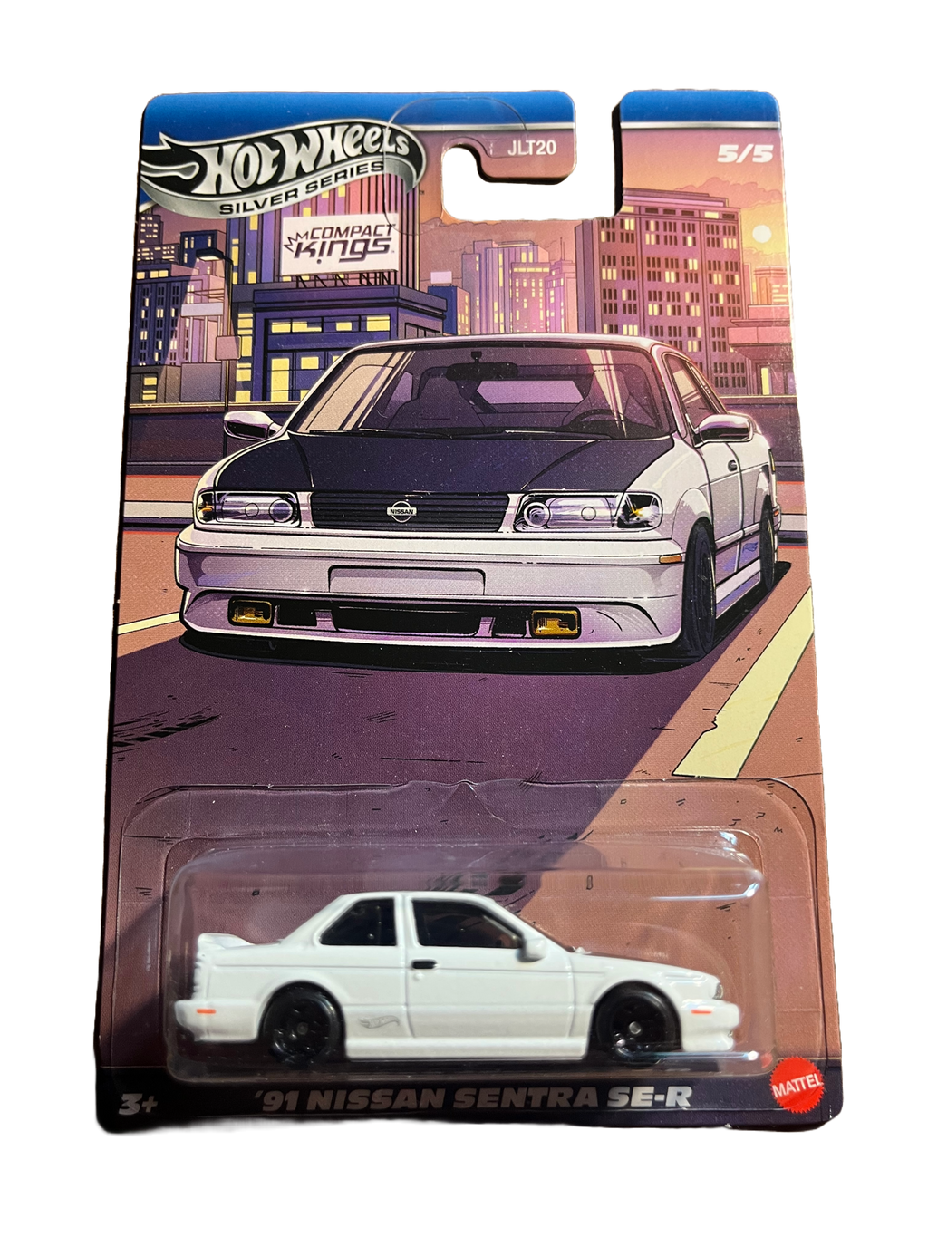 Hot Wheels JKX60 - 91 Nissan Sentra SE-R - Compact Kings 5/5 - long Card