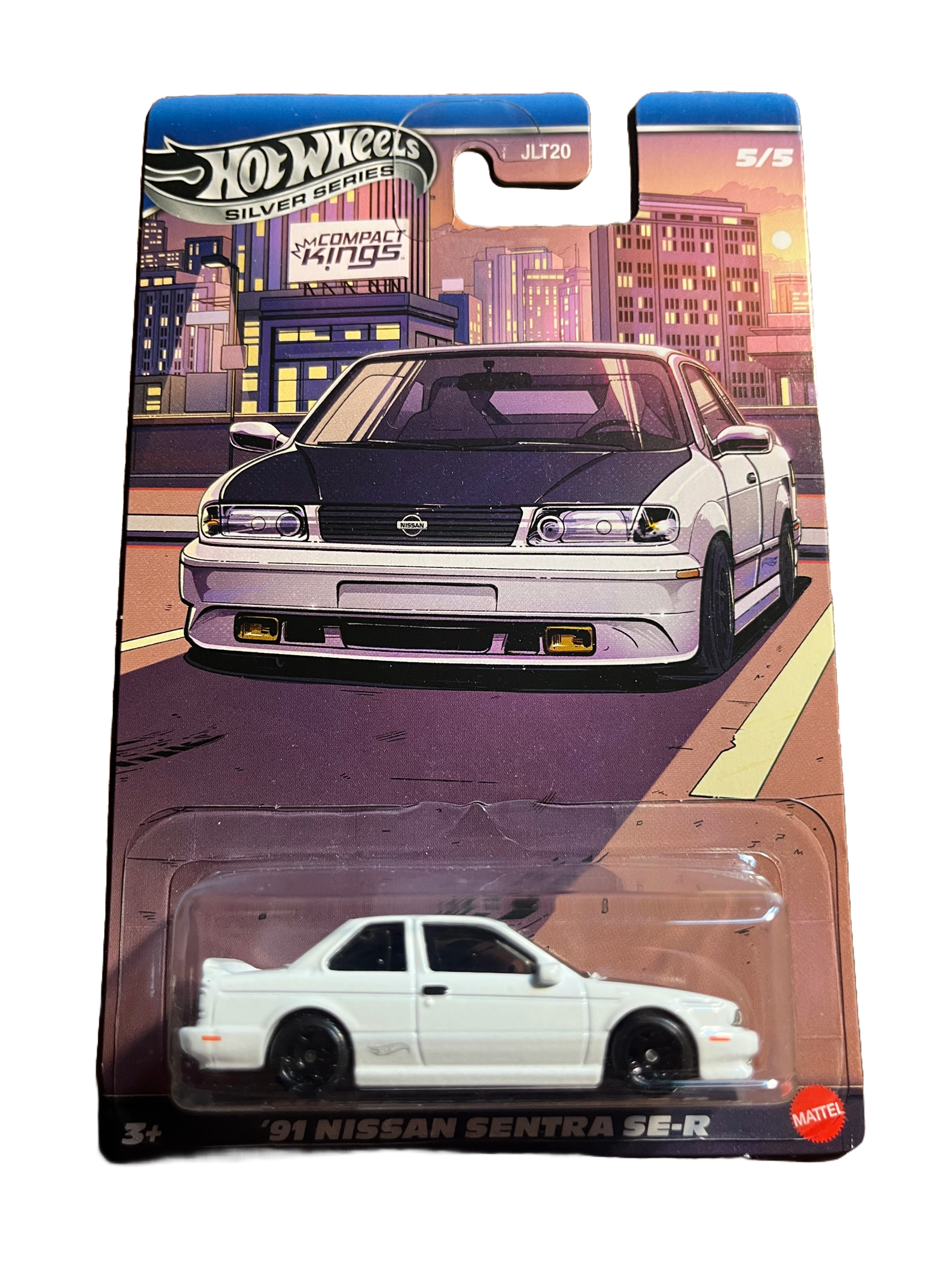 Hot Wheels JKX60 - 91 Nissan Sentra SE-R - Compact Kings 5/5 - long Card
