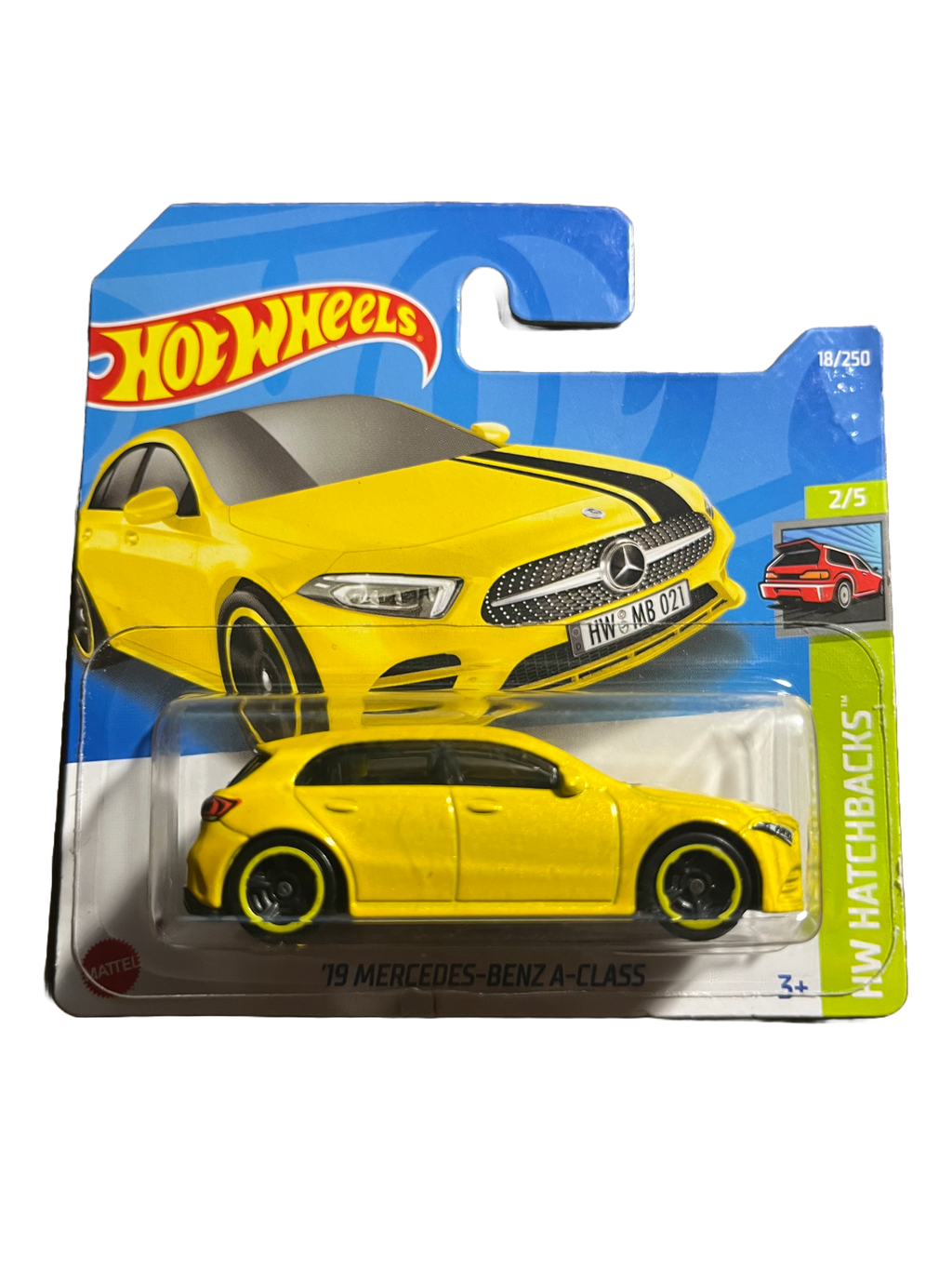 Hot Wheels HCW78 - 19 Mercedes-Benz A-Class - short Card - 2022