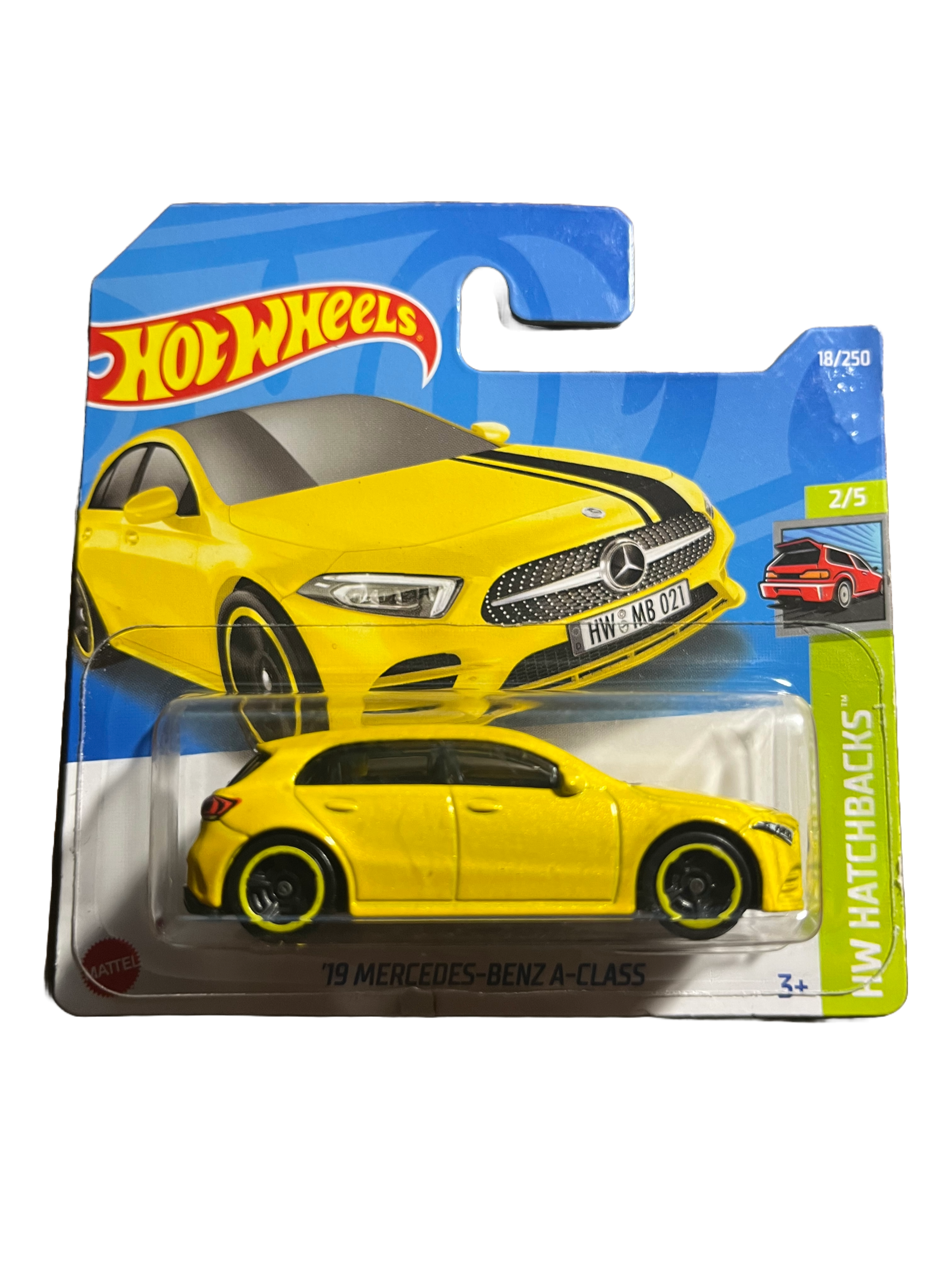 Hot Wheels HCW78 - 19 Mercedes-Benz A-Class - short Card - 2022