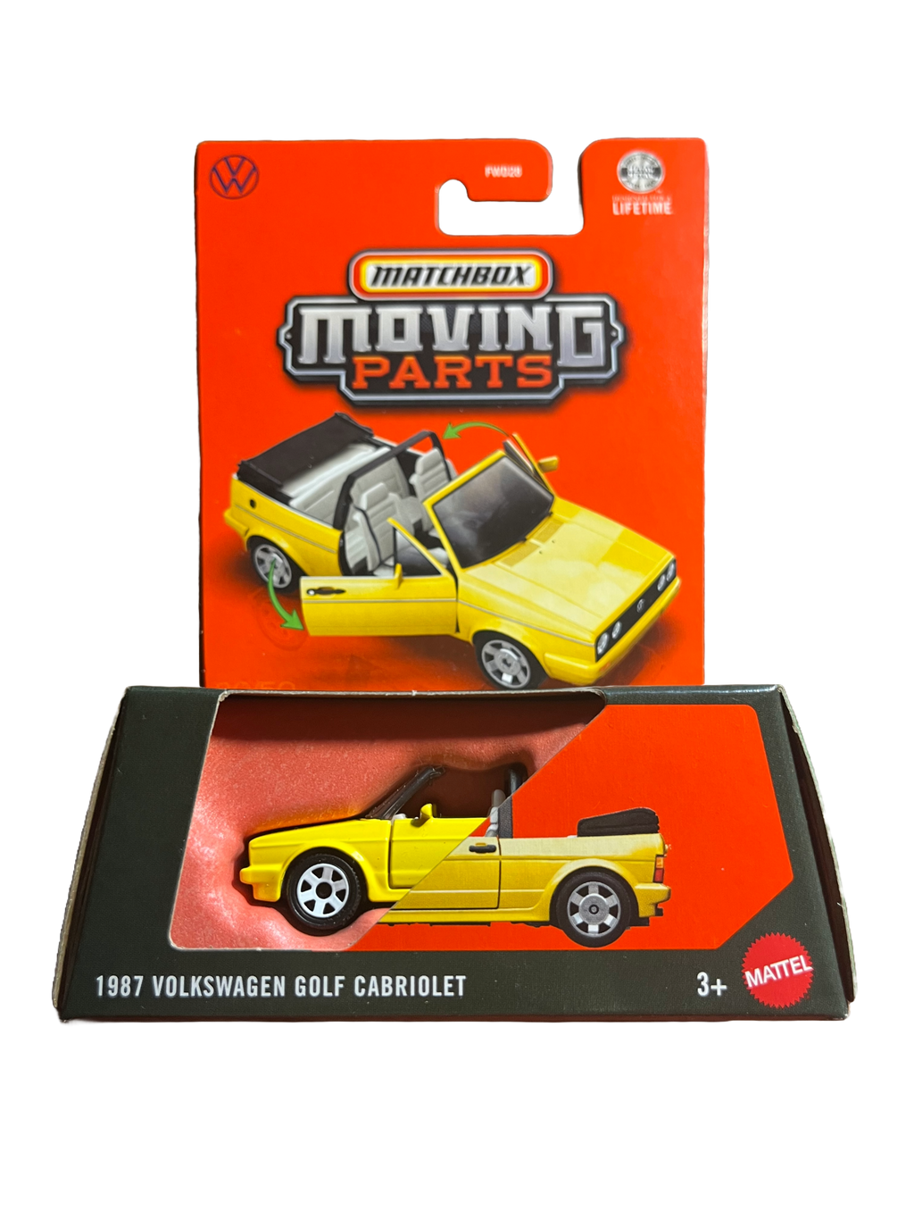 Matchbox JHV67 - 1987 Volkswagen Golf Cabriolet - Moving Parts