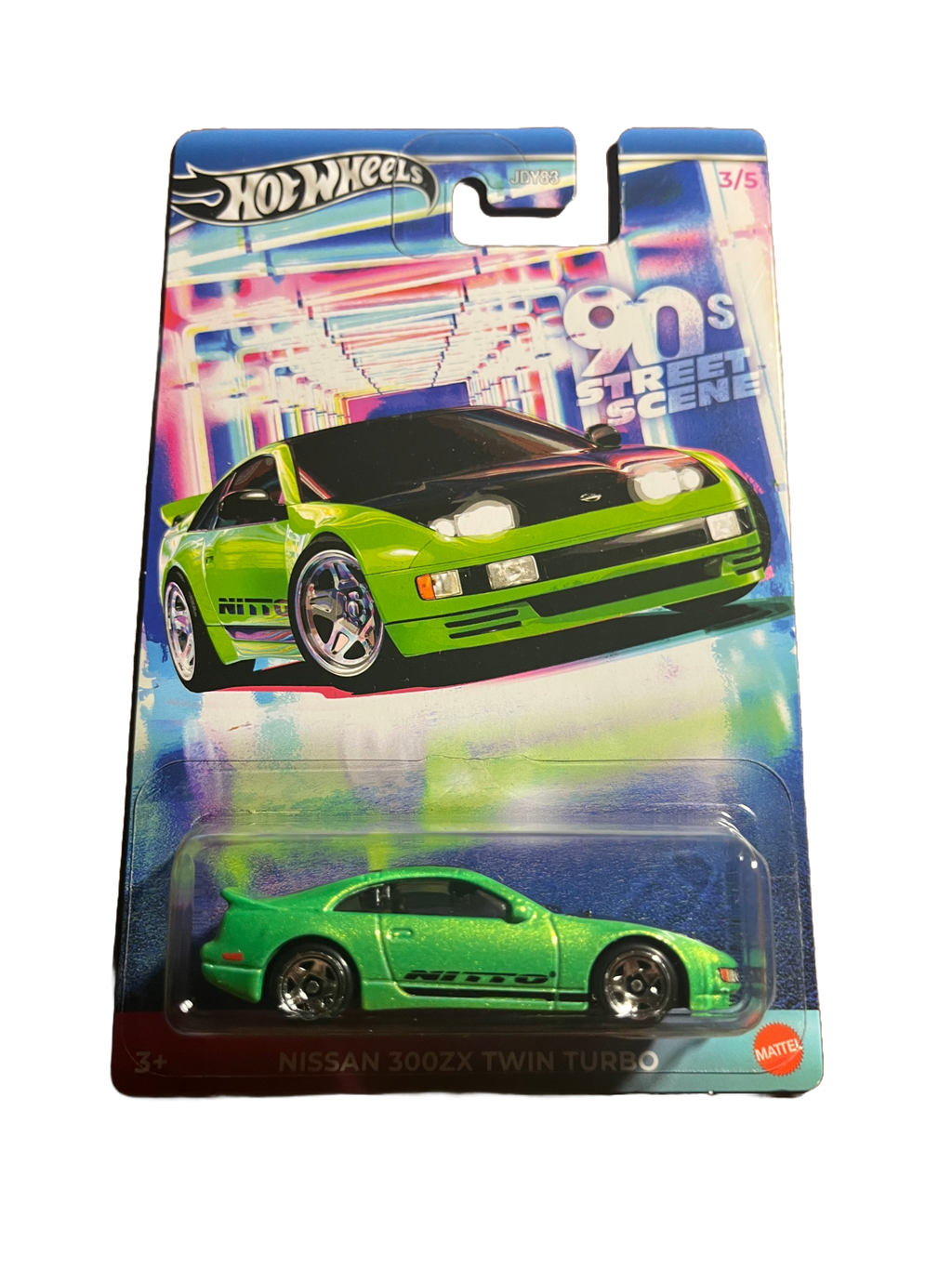 Hot Wheels JCB59 - Nissan 300ZX Twin Turbo - Street Scene 3/5 - long Card