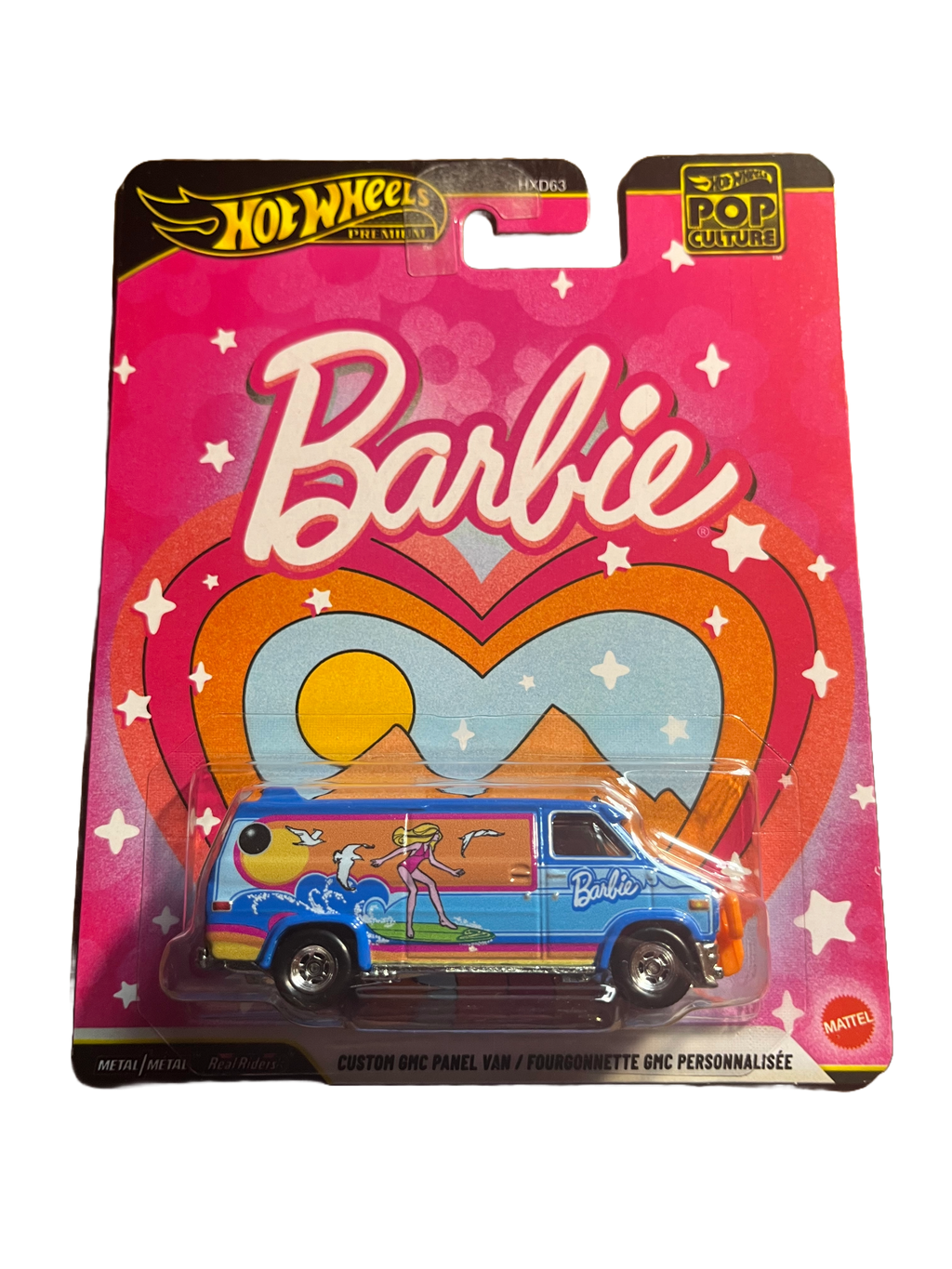 Hot Wheels JHW98 - Custom GMC Panel Van - Barbie - Pop Culture - Premium