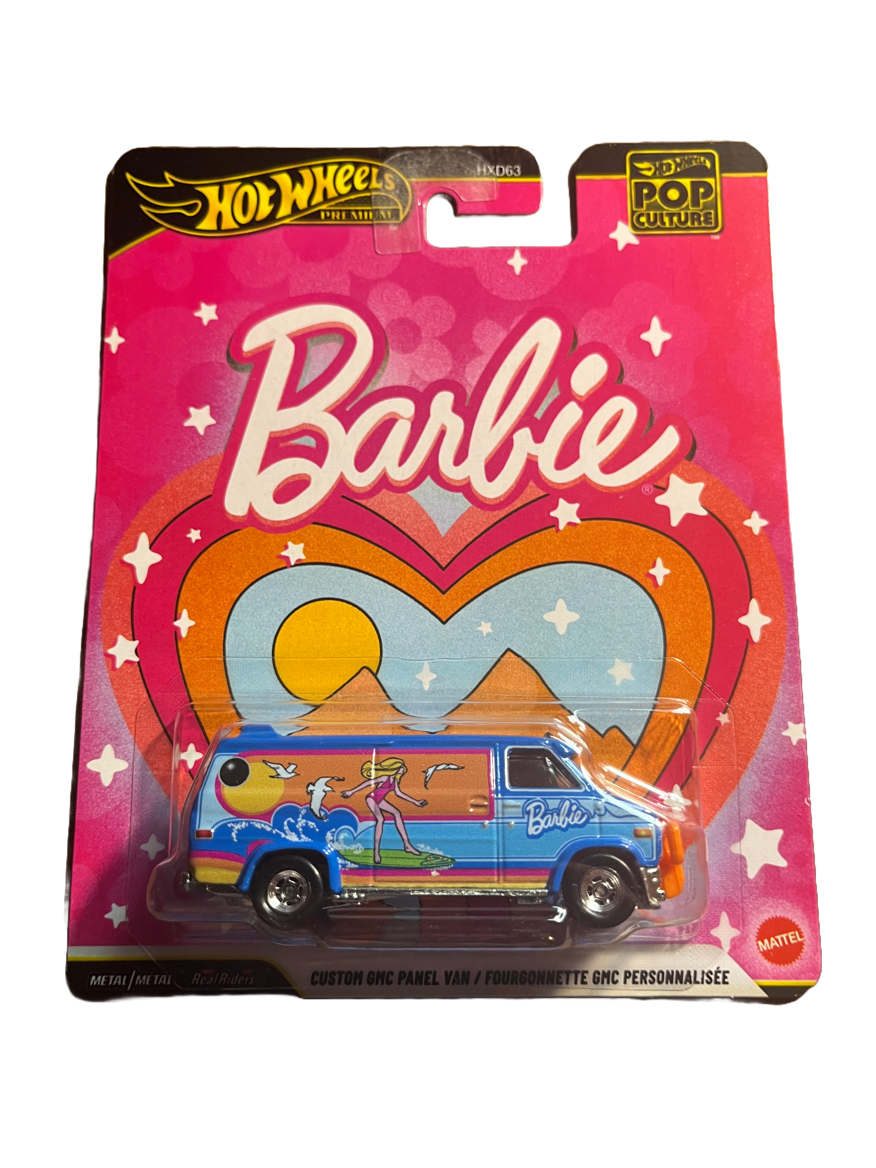 Hot Wheels JHW98 - Custom GMC Panel Van - Barbie - Pop Culture - Premium