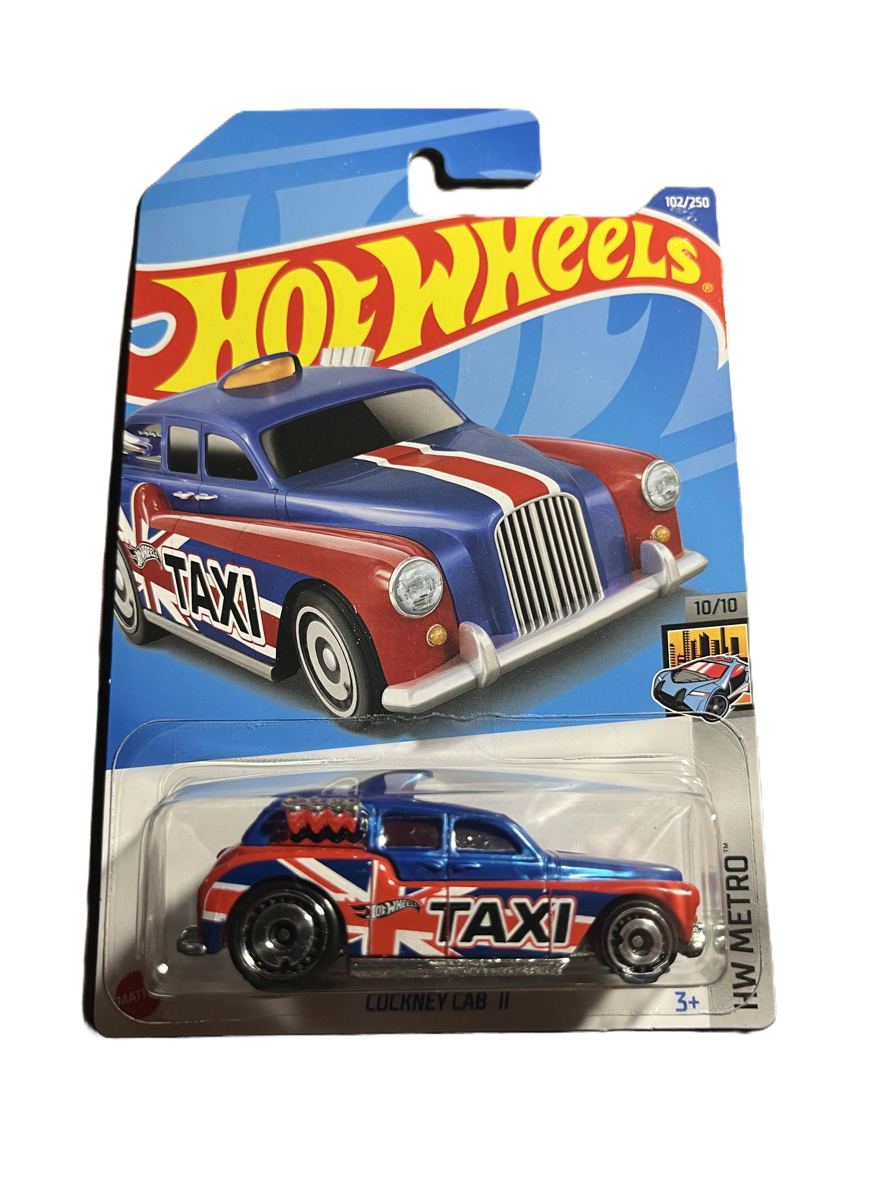 Hot Wheels HCW55 - Cockney CAB II - long Card - 10/10 - 102/250