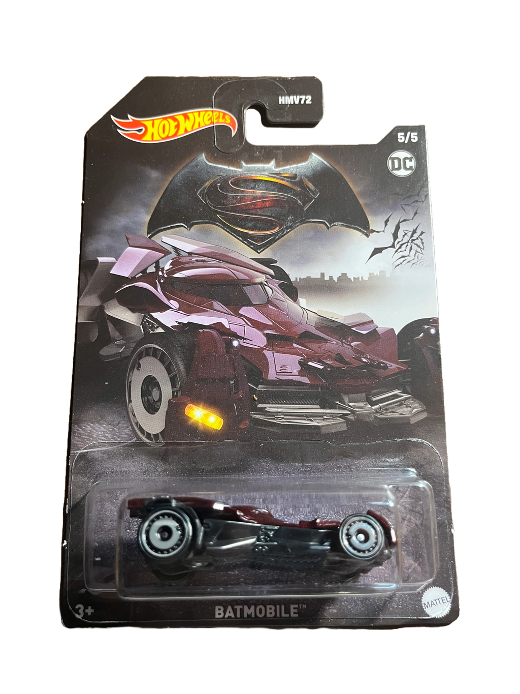 Hot Wheels HLK48 - Batmobile - DC 5/5 - long Card