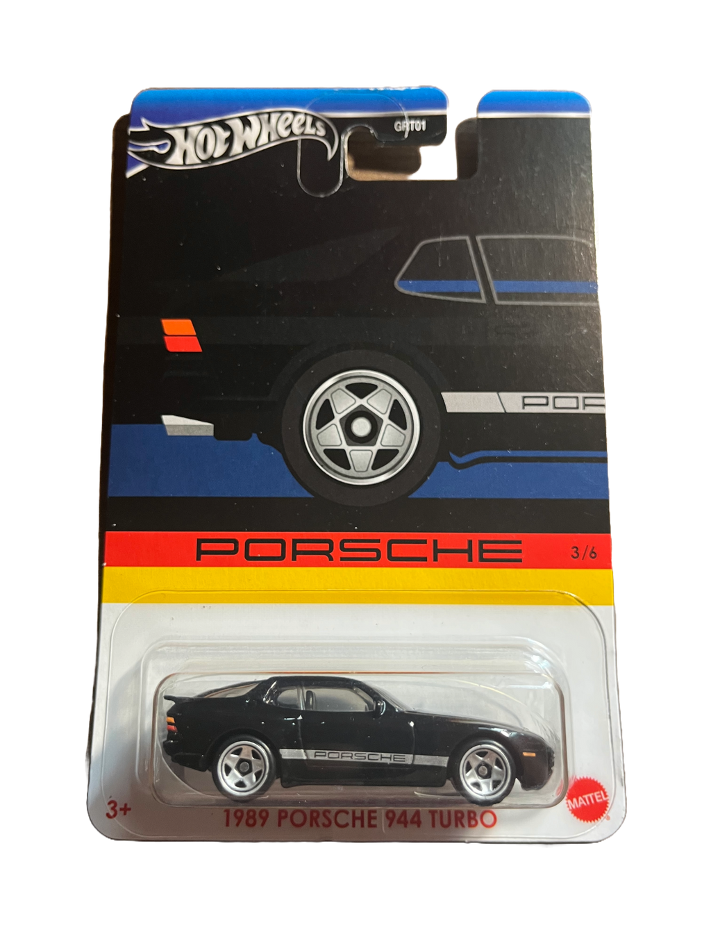 Hot Wheels HRWW58 - 1989 Porsche 944 Turbo - Porsche 3/6 - long Card