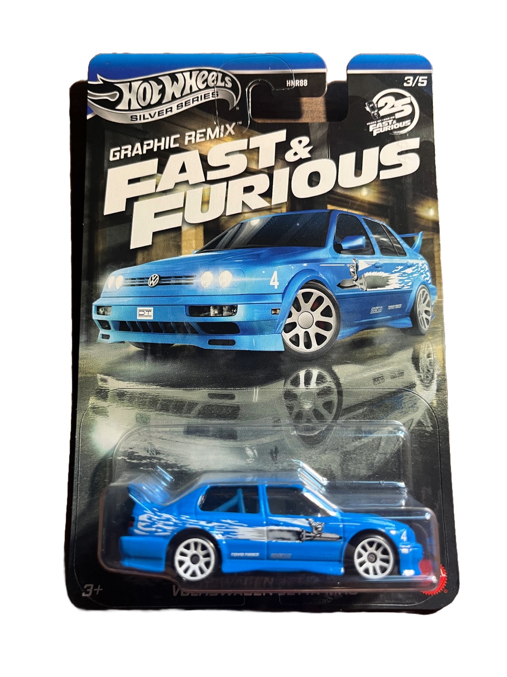 Hot Wheels JBY46 - Volkswagen Jetta MK3 - Fast & Furious 3/5 - long Card