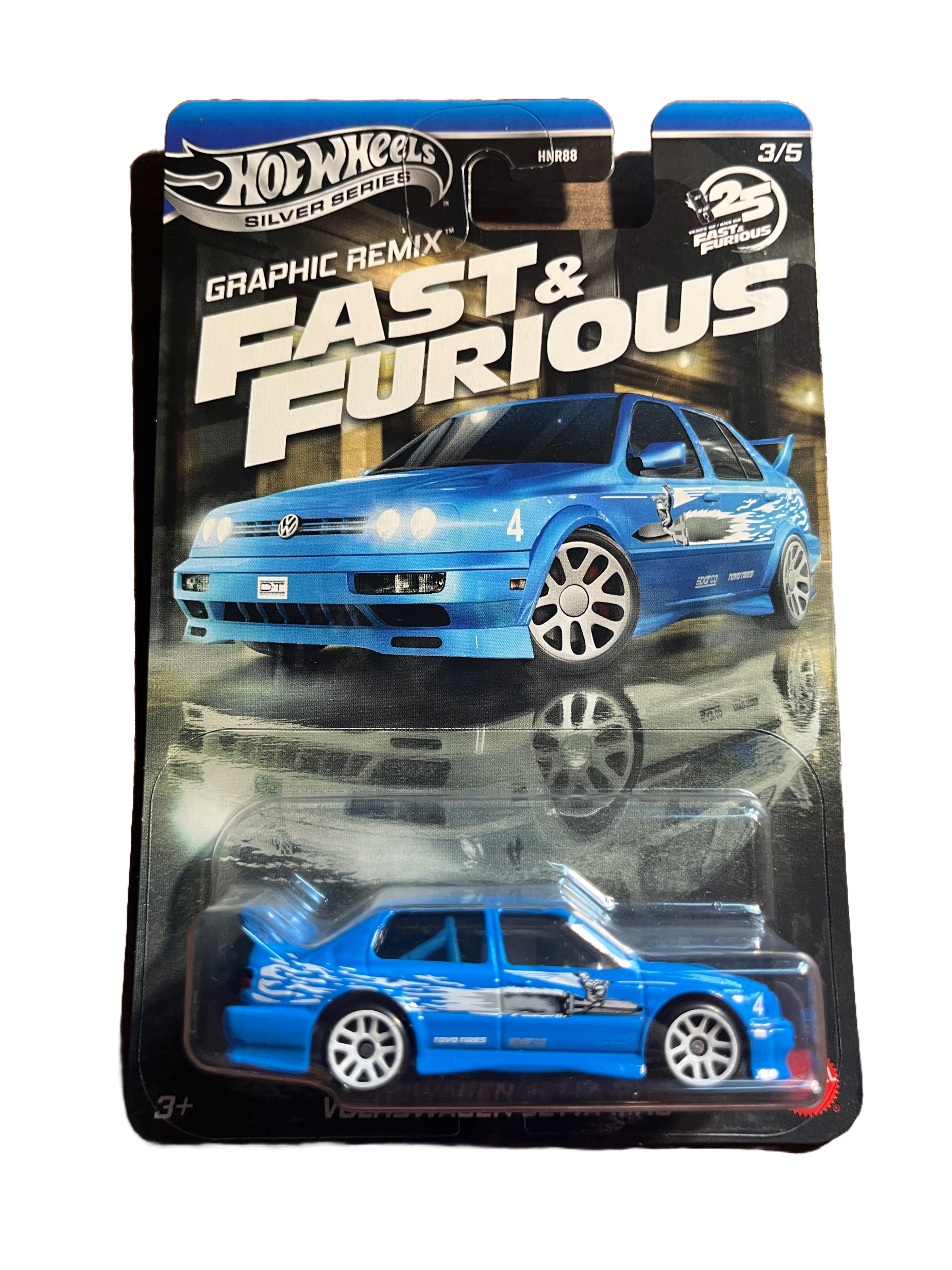 Hot Wheels JBY46 - Volkswagen Jetta MK3 - Fast & Furious 3/5 - long Card