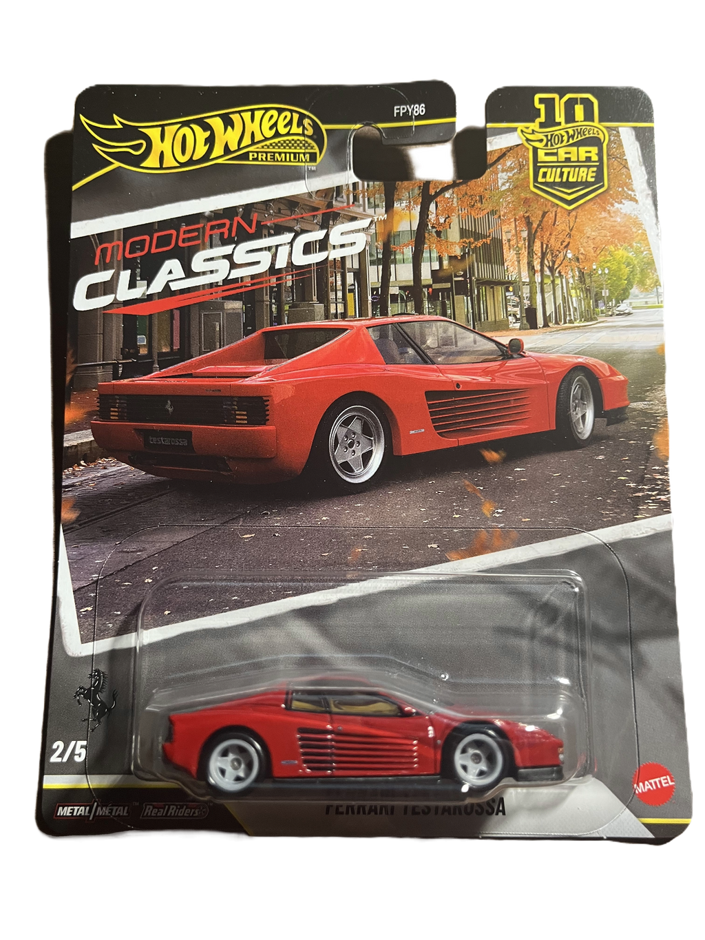 Hot Wheels JKF00 - Ferrari Testarossa - Modern Classics 2/5 - Premium