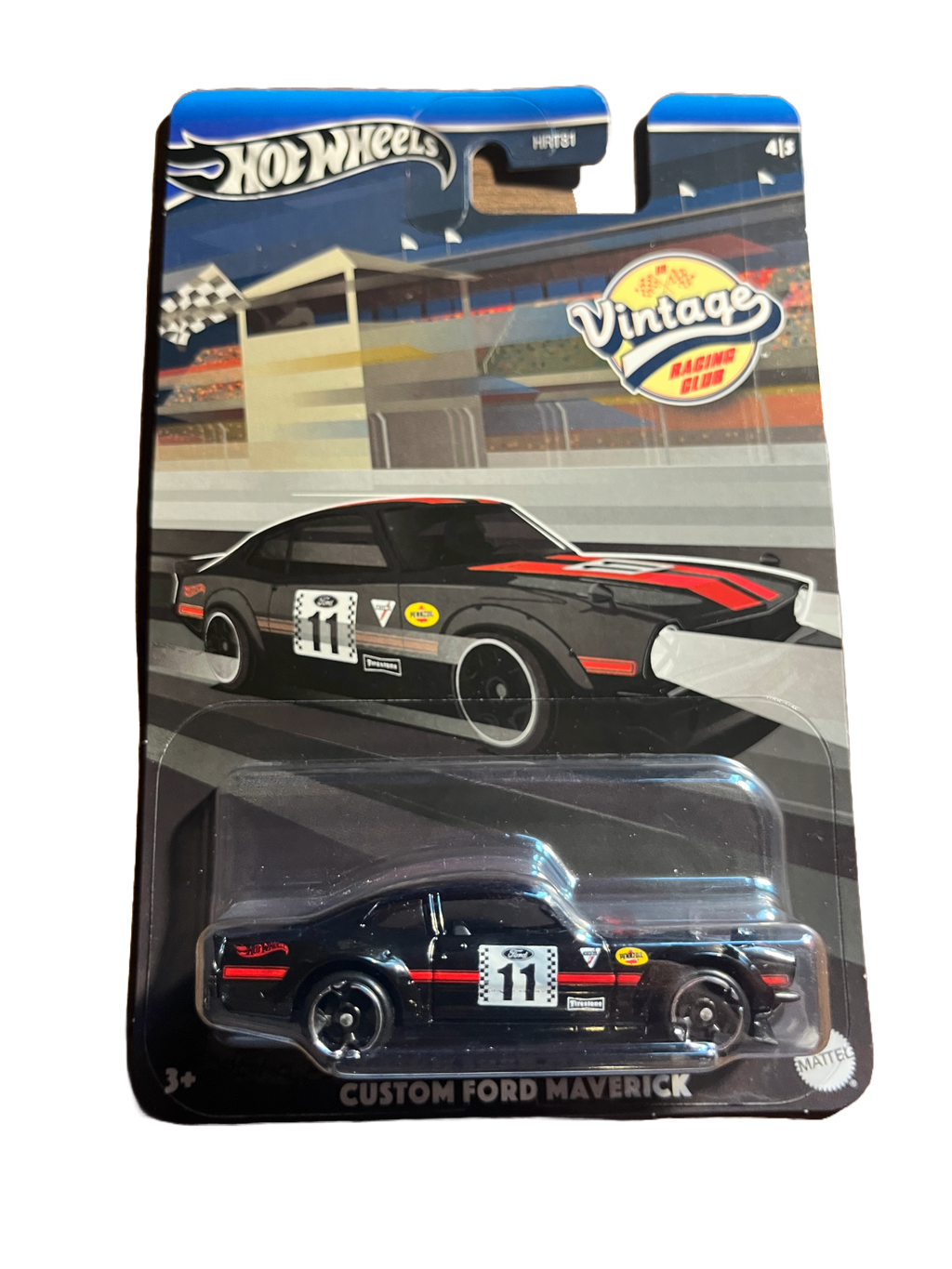 Hot Wheels HRV09 - Custom Ford Maverick - Vintage Racing Club 4/5 - long Card