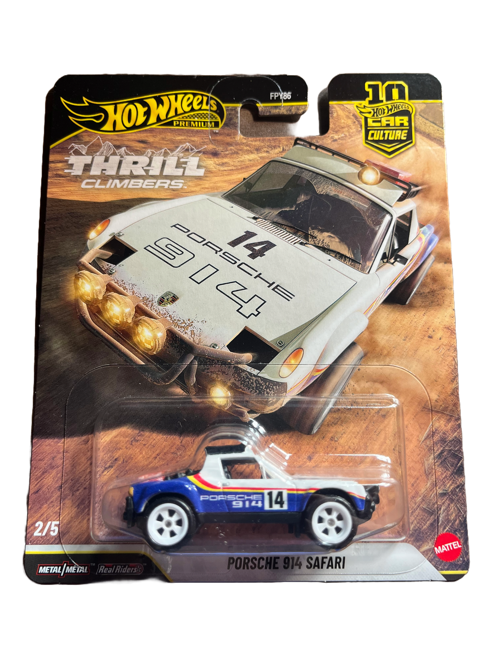 Hot Wheels JKF22 - Porsche 914 Safari - Thrill Climbers 2/5 - Premium