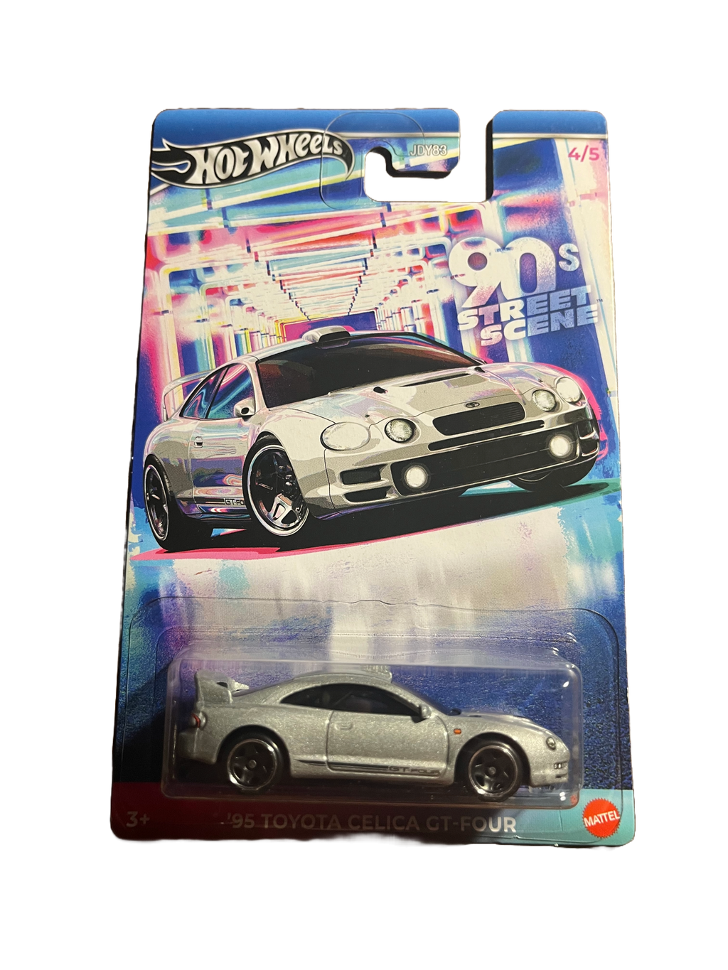 Hot Wheels JCB60 - 95 Toyota Celica GT-Four - Street Scene 4/5 - long Card