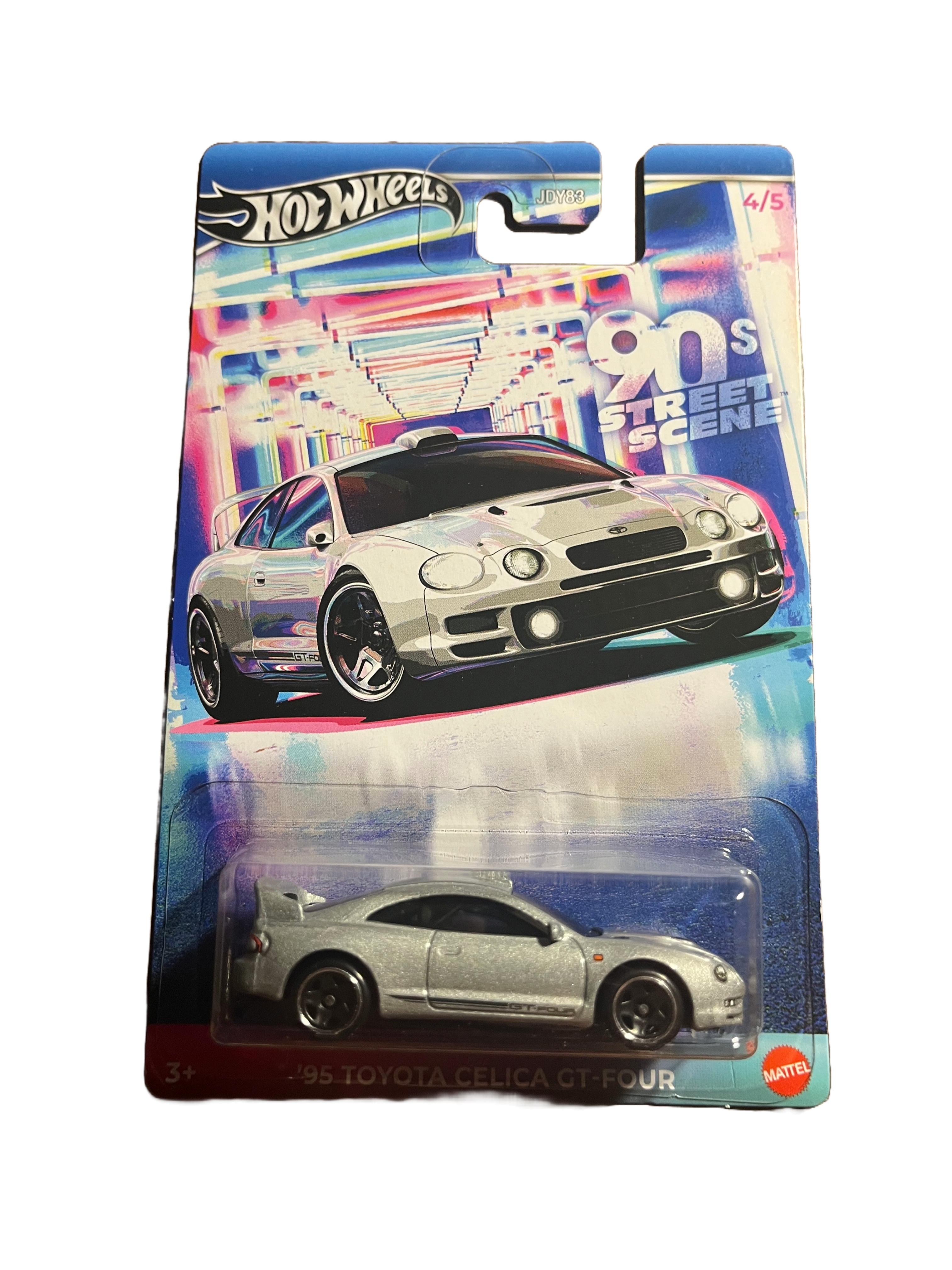 Hot Wheels JCB60 - 95 Toyota Celica GT-Four - Street Scene 4/5 - long Card