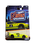 Hot Wheels HRW77 - Ford GT - Neon Speeders 3/8 - long Card
