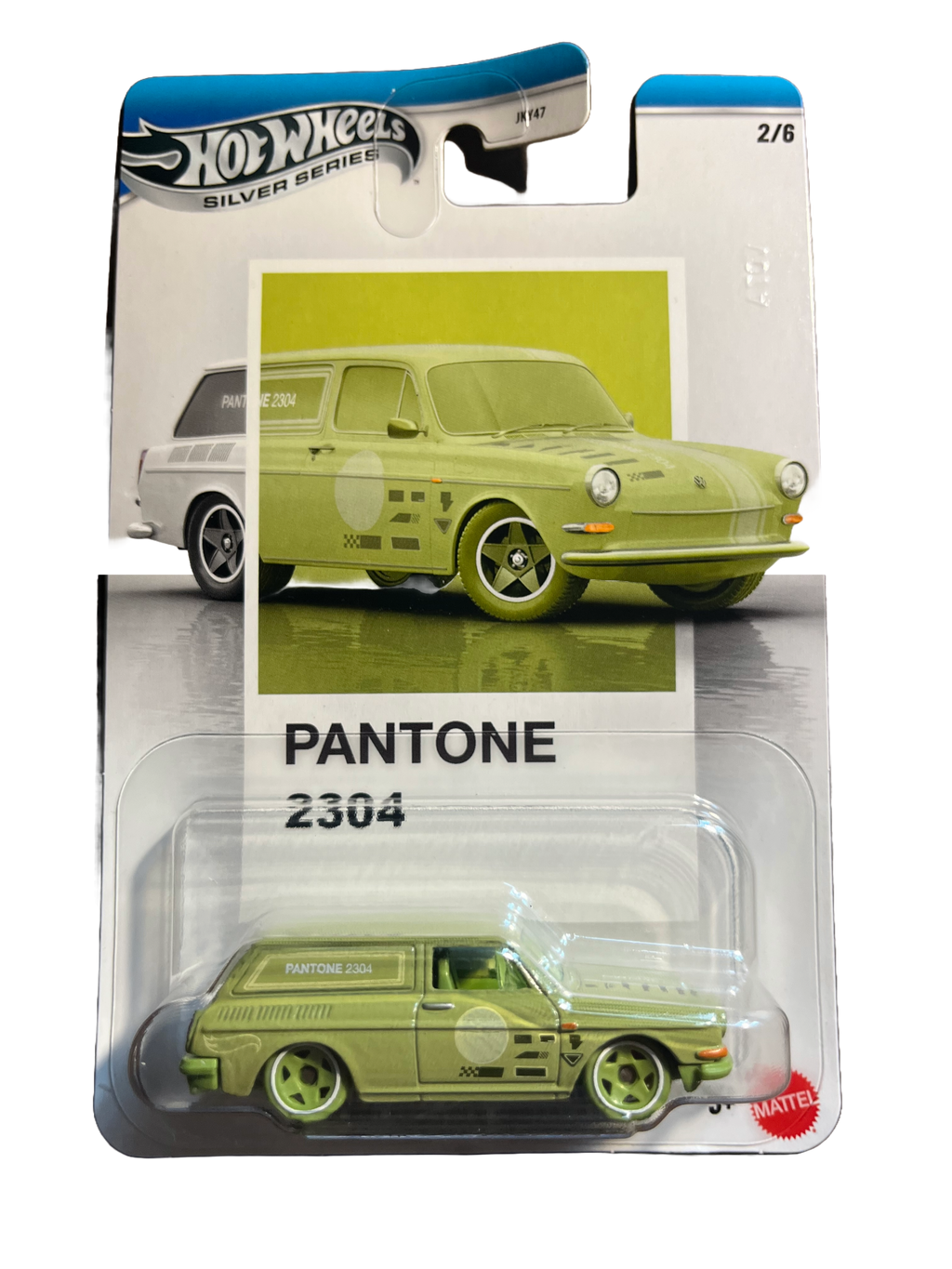 Hot Wheels JKY60 - 69 Volkswagen Squareback - Pantone 2/6 - long Card