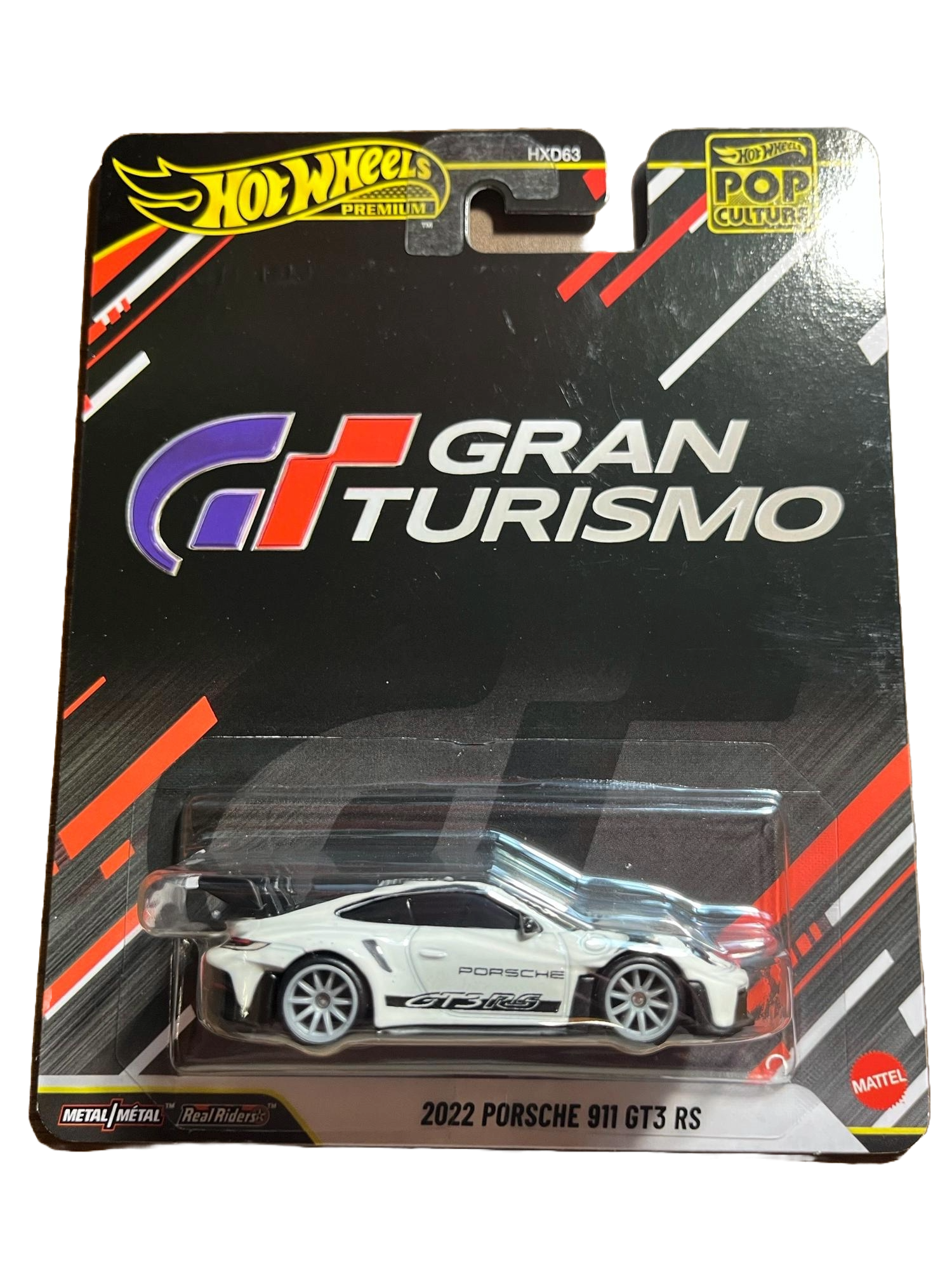 Hot Wheels JHW82 - 2022 Porsche 911 GT3 RS - Gran Turismo - Pop Culture - Premium