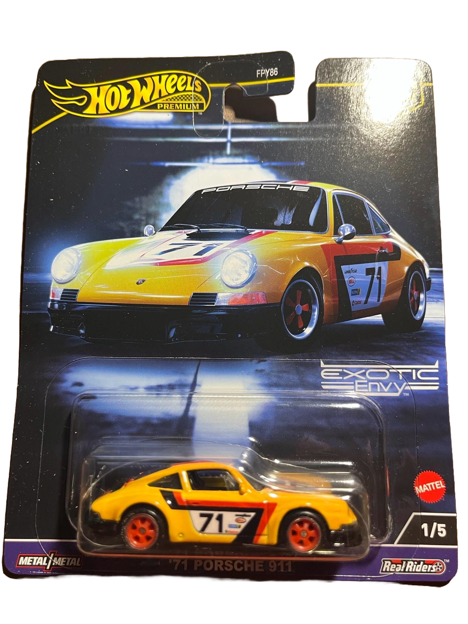 Hot Wheels HKC80 - 71 Porsche 911 - Exotic Envy 1/5 - Premium