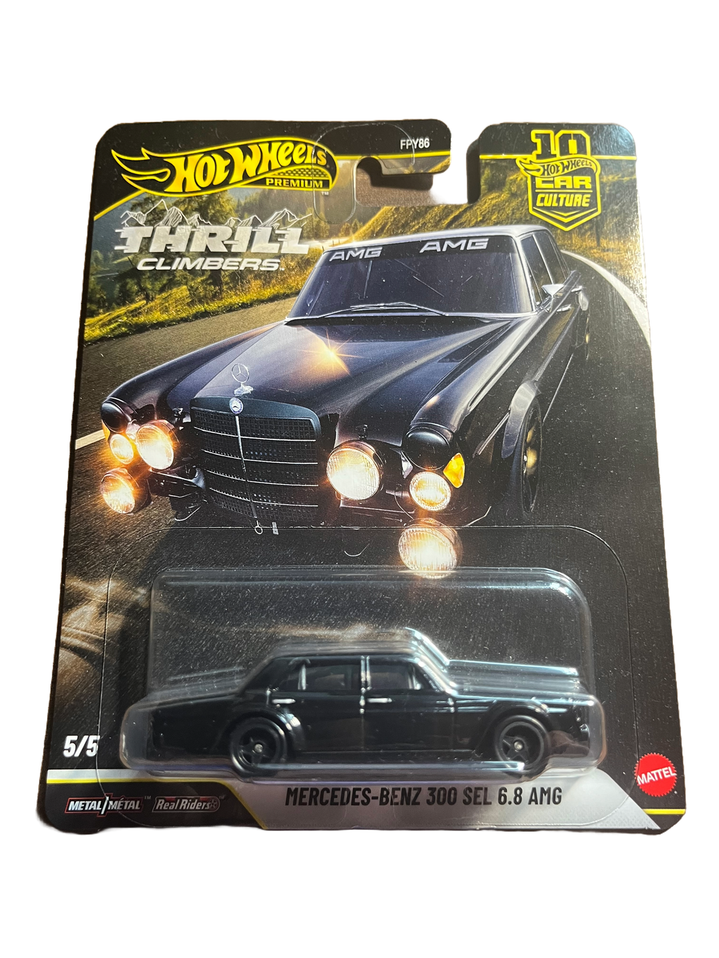 Hot Wheels JKF20 - Mercedes-Benz 300 SEL 6.8 AMG - Thrill Climbers 5/5 - Premium