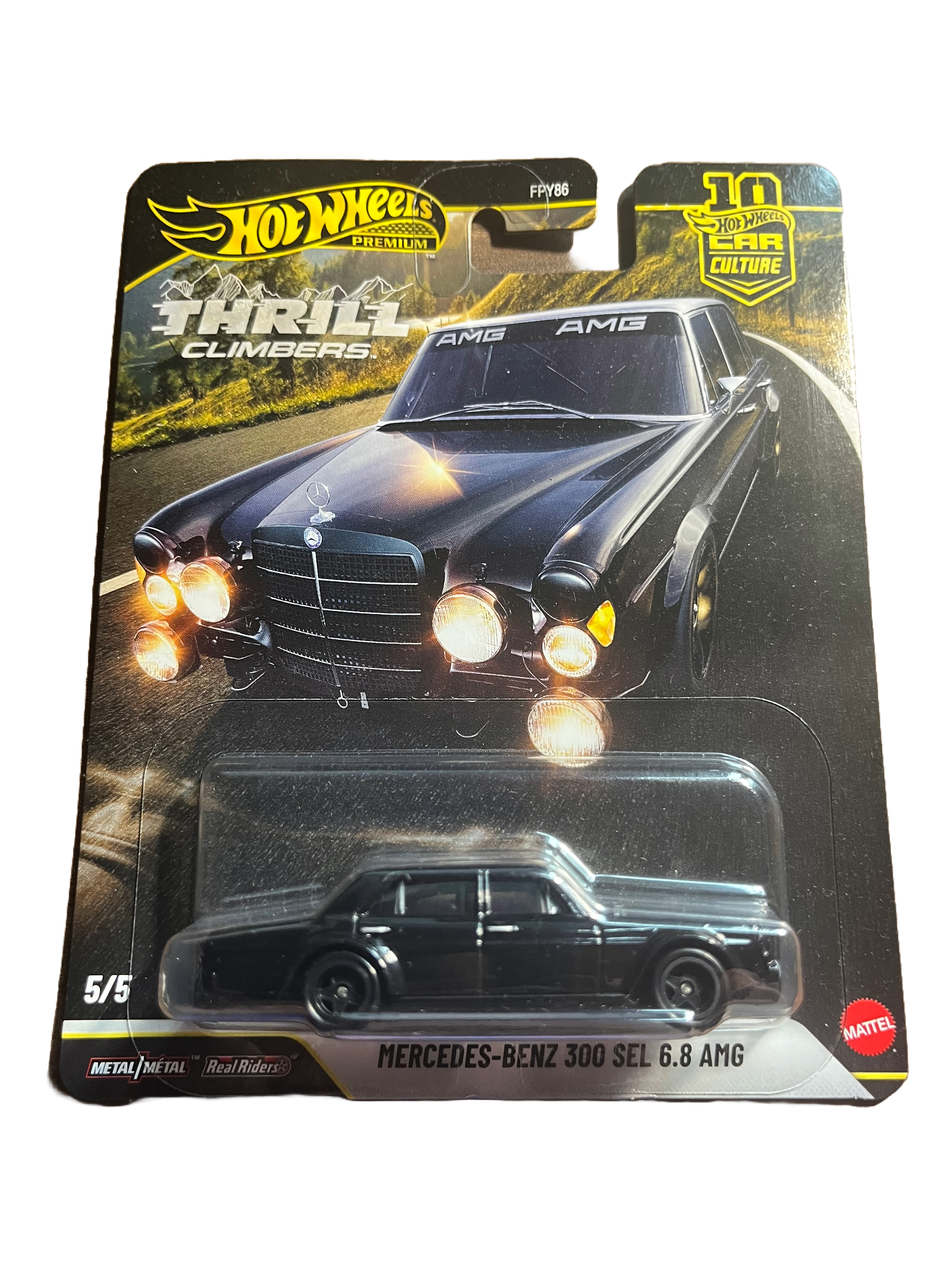 Hot Wheels JKF20 - Mercedes-Benz 300 SEL 6.8 AMG - Thrill Climbers 5/5 - Premium