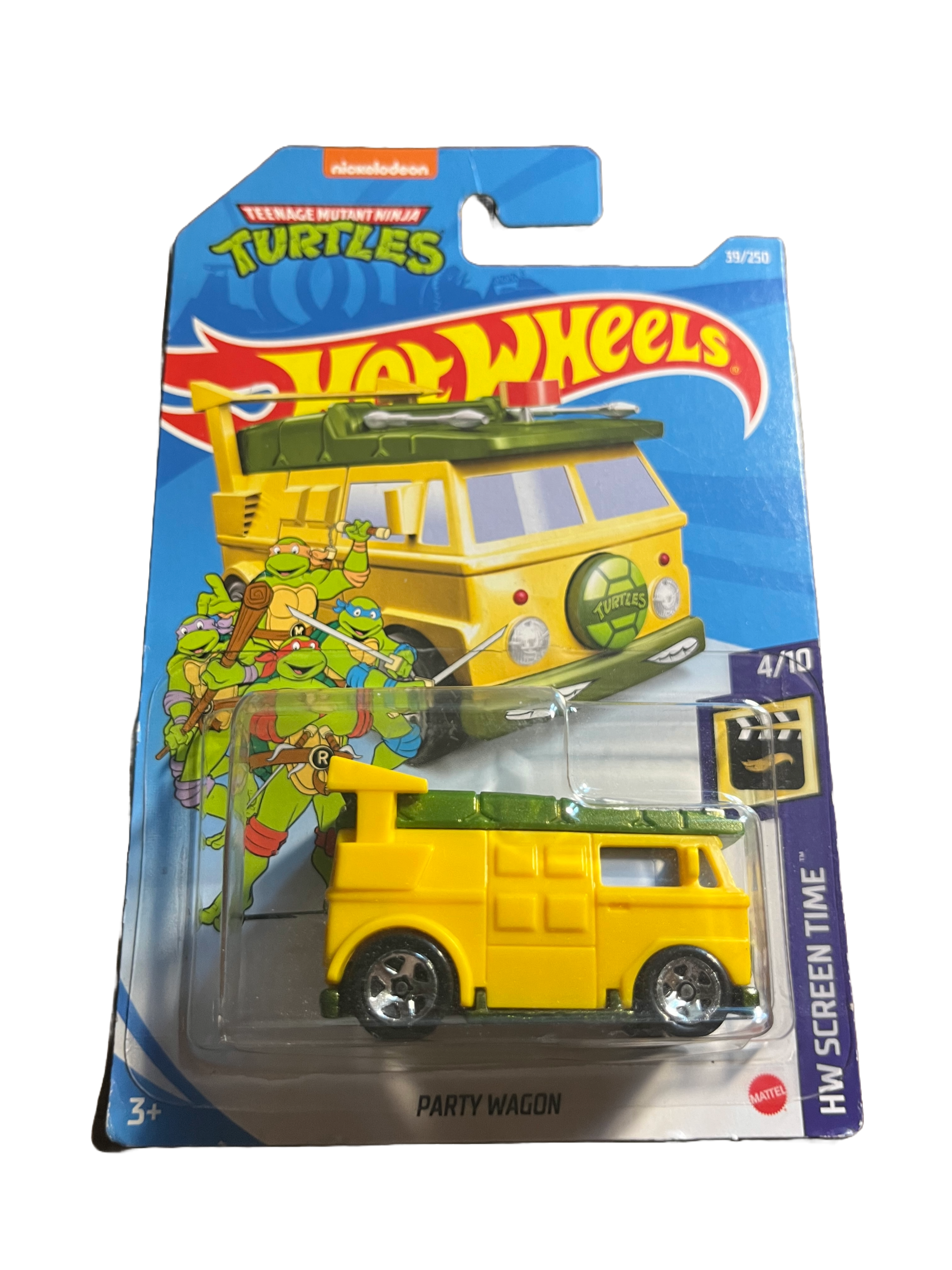 Hot Wheels GRX96 - Party Wagon - Turtles - long Card - 4/10 - 39/250