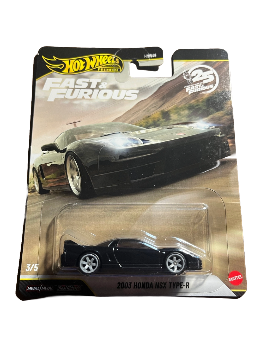 Hot Wheels JHW75 - 2003 Honda NSX Type-R - Fast & Furious 3/5 - Premium