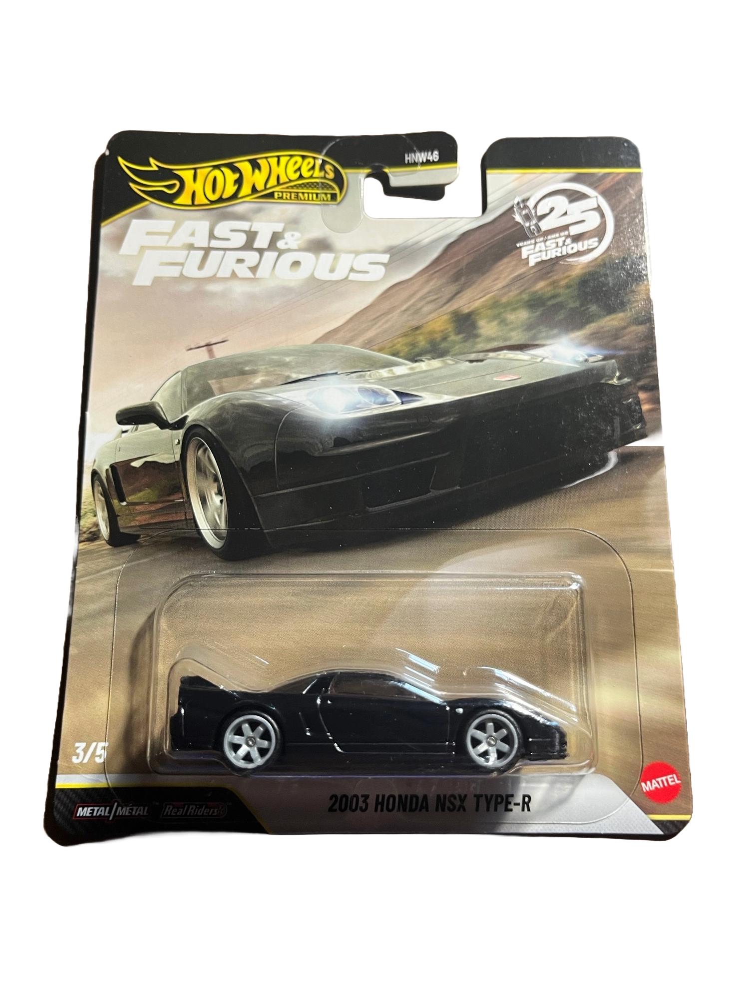 Hot Wheels JHW75 - 2003 Honda NSX Type-R - Fast & Furious 3/5 - Premium