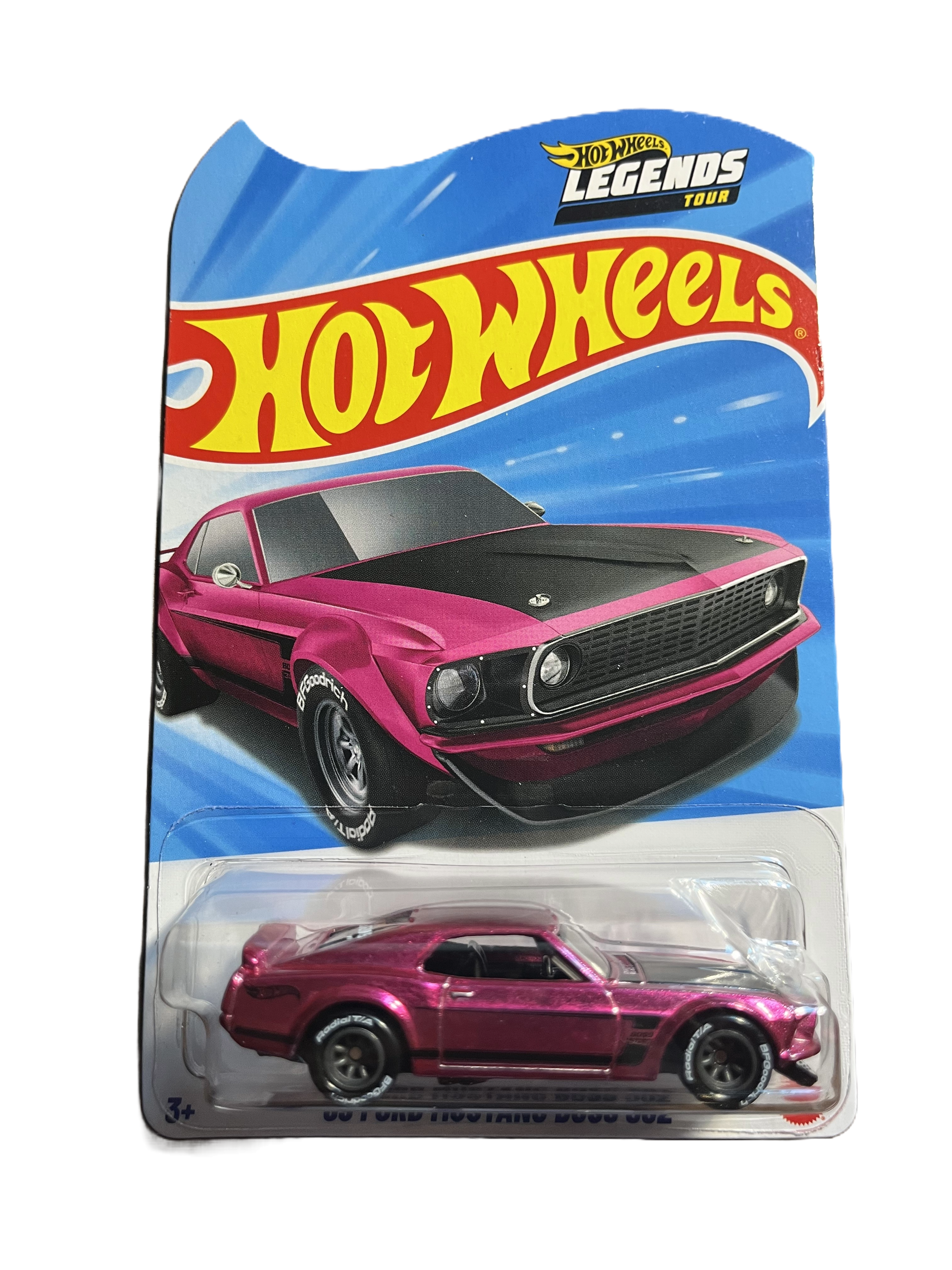 Hot Wheels JKD35  - 69 Ford Mustang Boss 302 - Legends Tour 2026 - Sammlerstück - incl. Protektor Pack