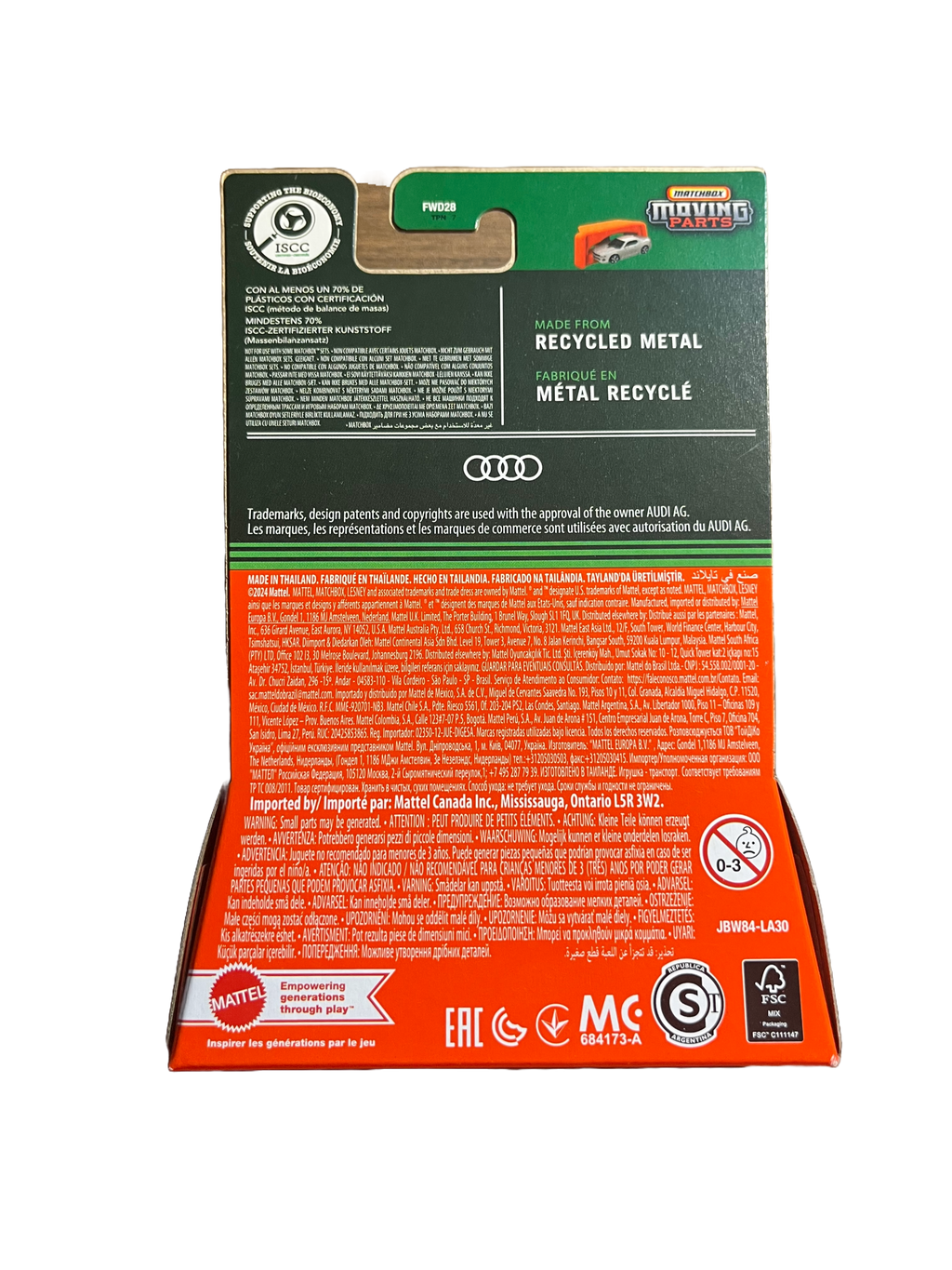 Matchbox JBW84 - 2023 Audi RS 6 Avant - Moving Parts