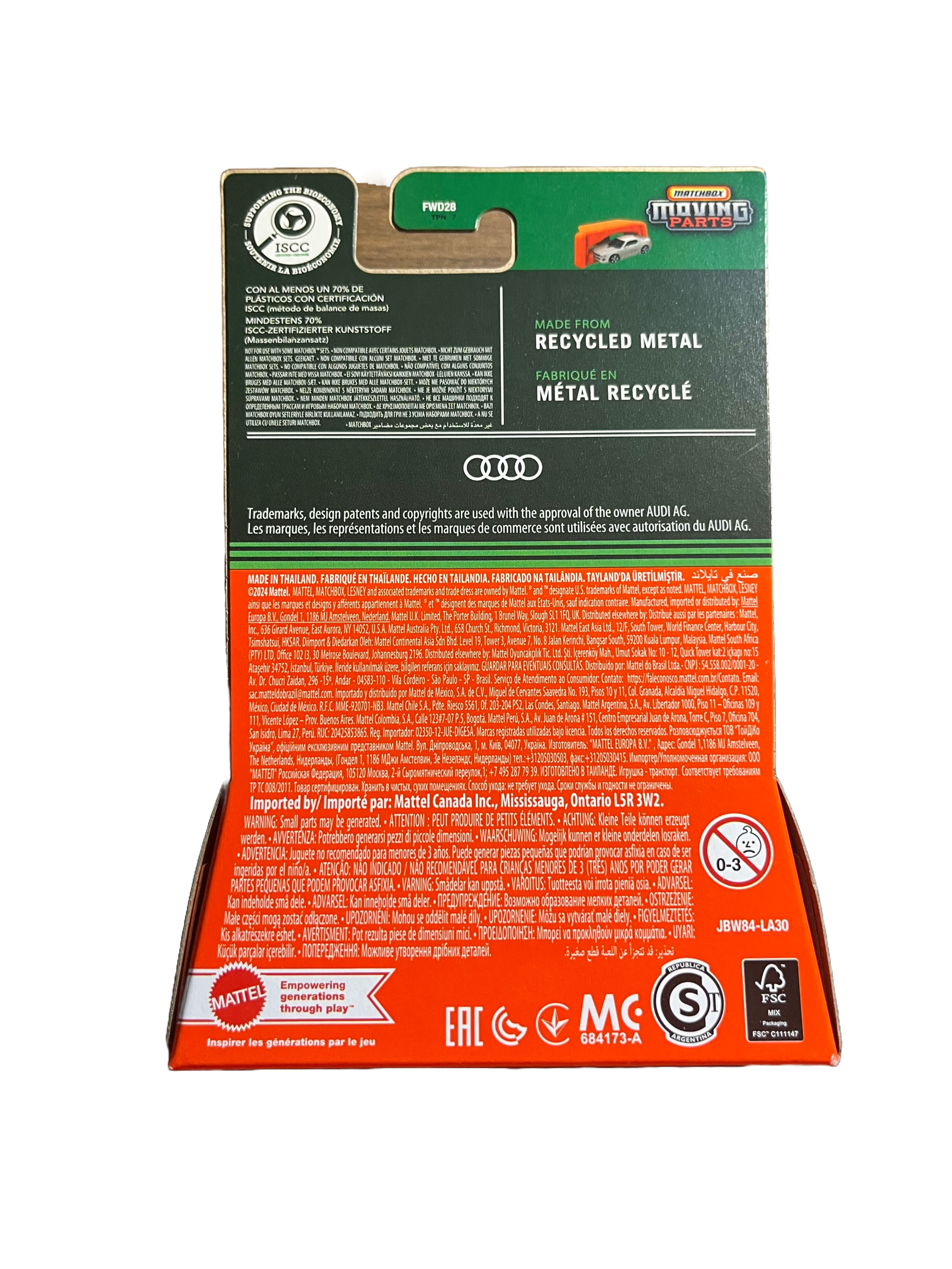 Matchbox JBW84 - 2023 Audi RS 6 Avant - Moving Parts