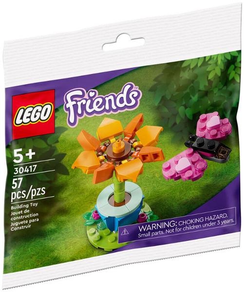 Lego 30417 - Friends - Gartenblume und Schmetterling - Polybag
